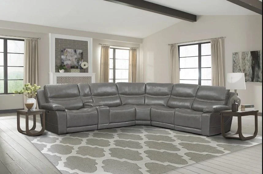 Parker House Palmer Armless Recliner in Greige - Image 2