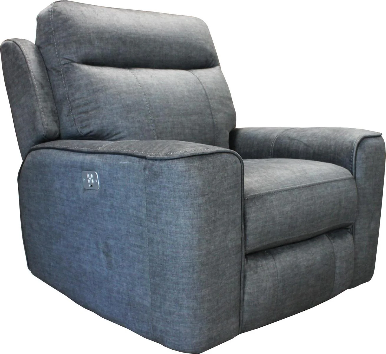 Parker House Parthenon Recliner Power with USB and Power Headrest in Titanium - Image 2