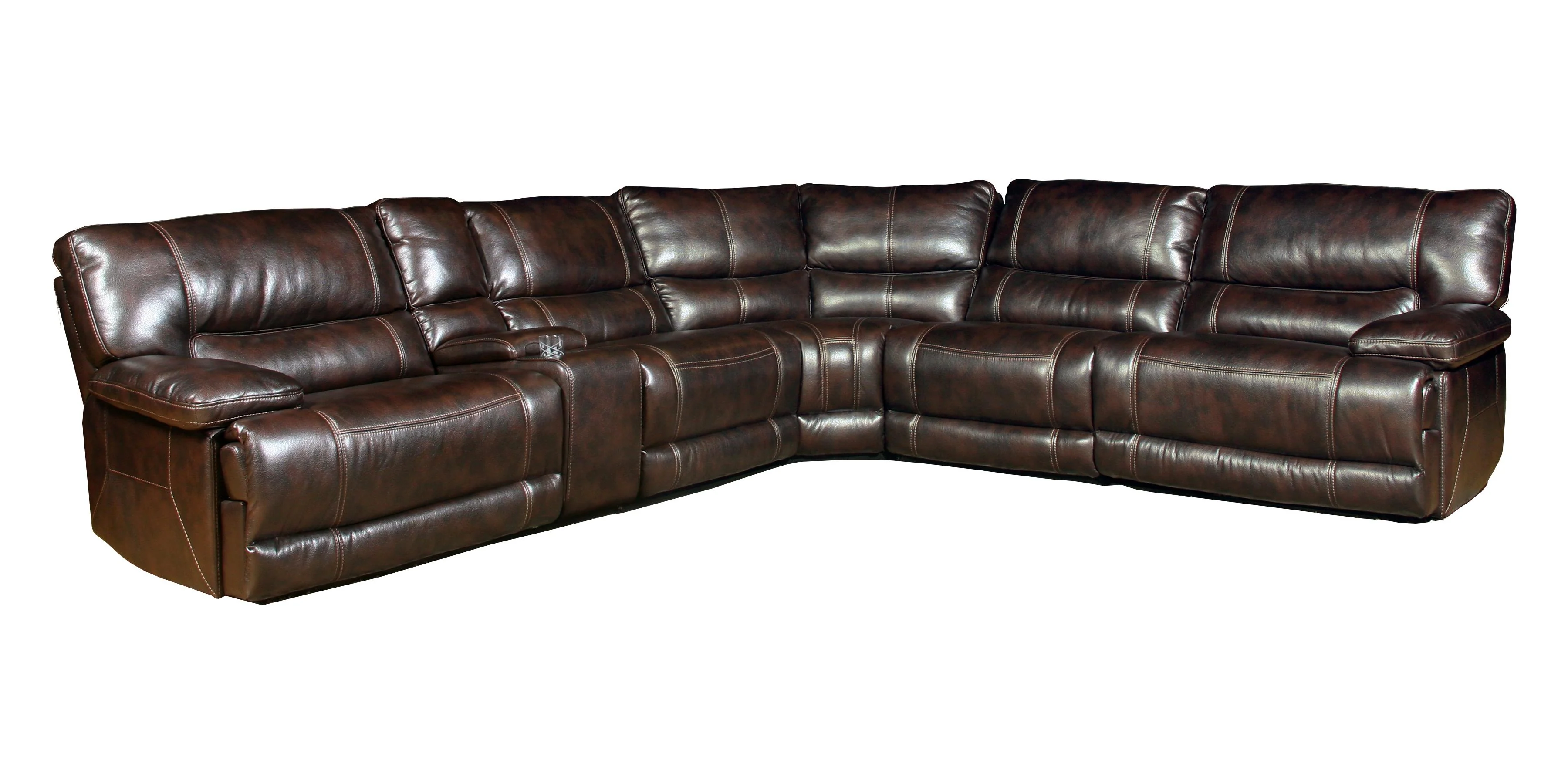 Parker House Pegasus Armless Chair Recliner in Nutmeg - Image 2