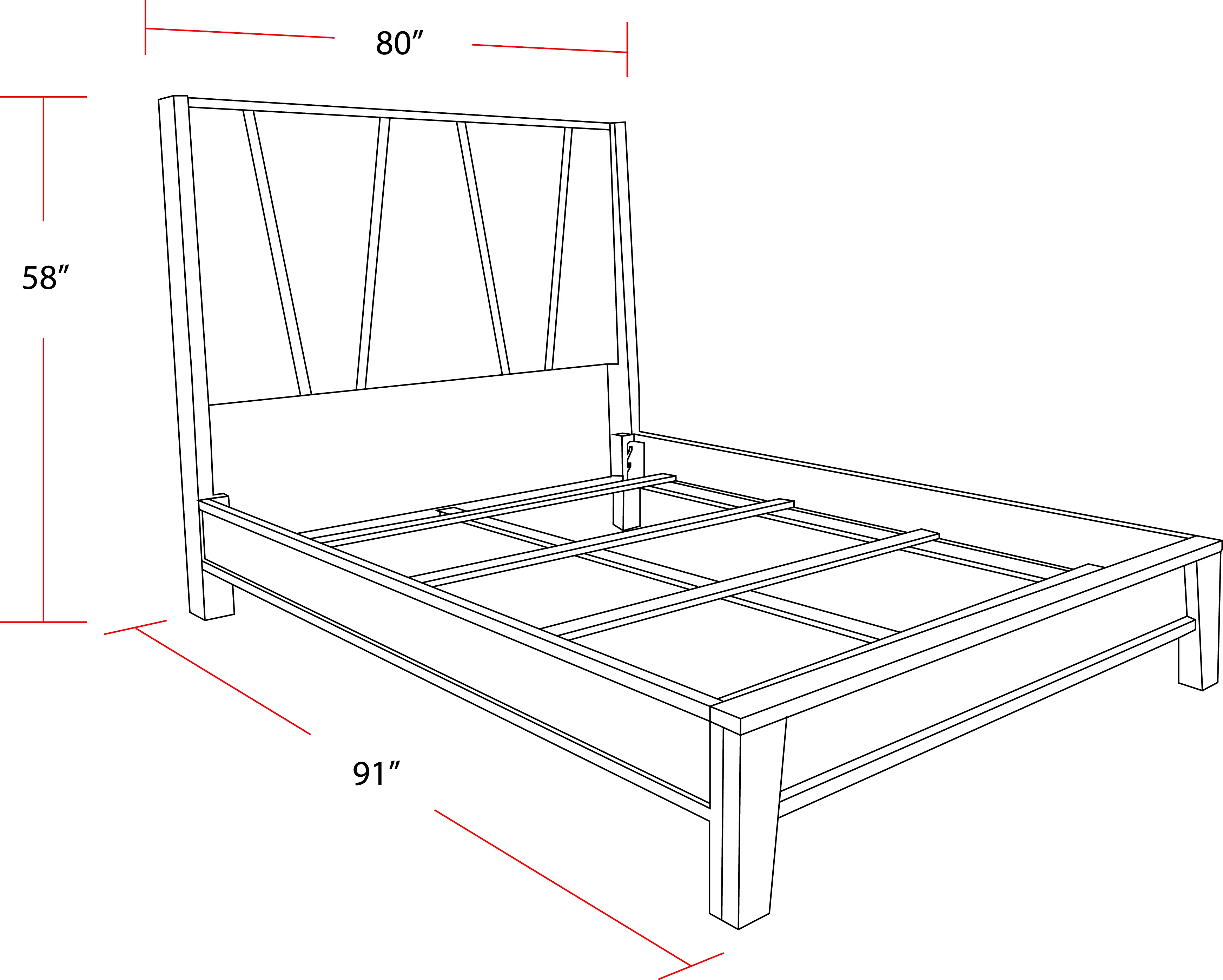 Parker House Pure Modern Bedroom King Panel Bed - Image 6