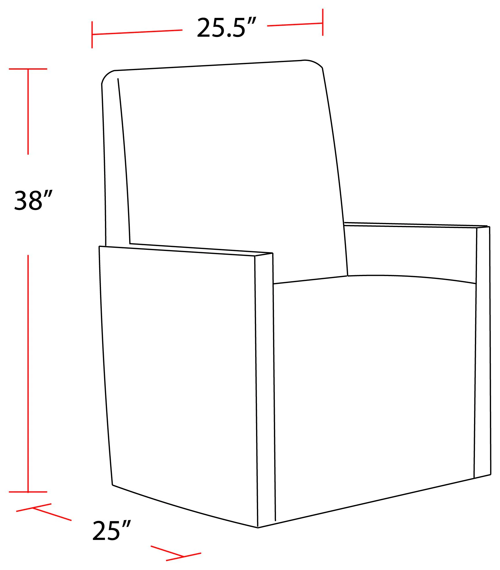 Parker House Pure Modern Dining Upholstered Caster Chair - Image 8
