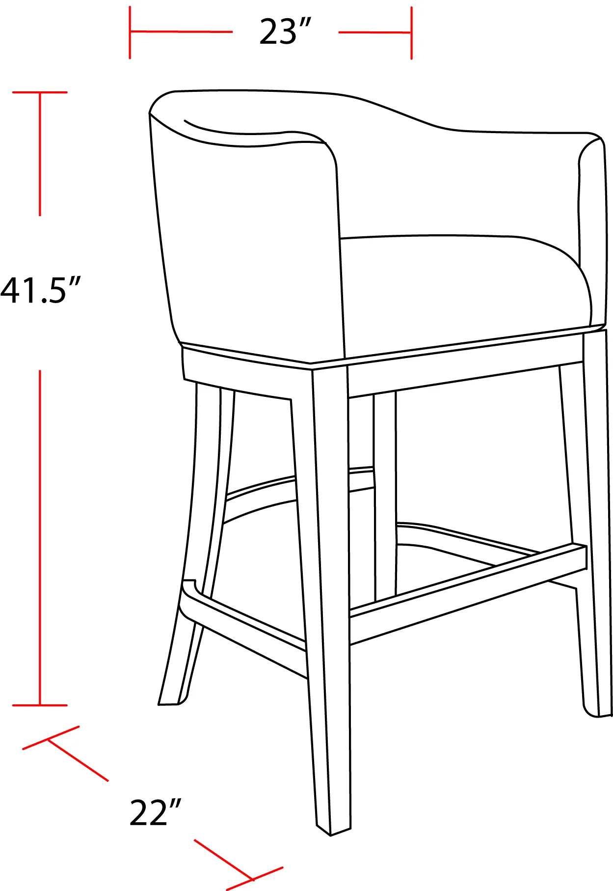 Parker House Pure Modern Dining Upholstered Swivel Barstool - Image 5