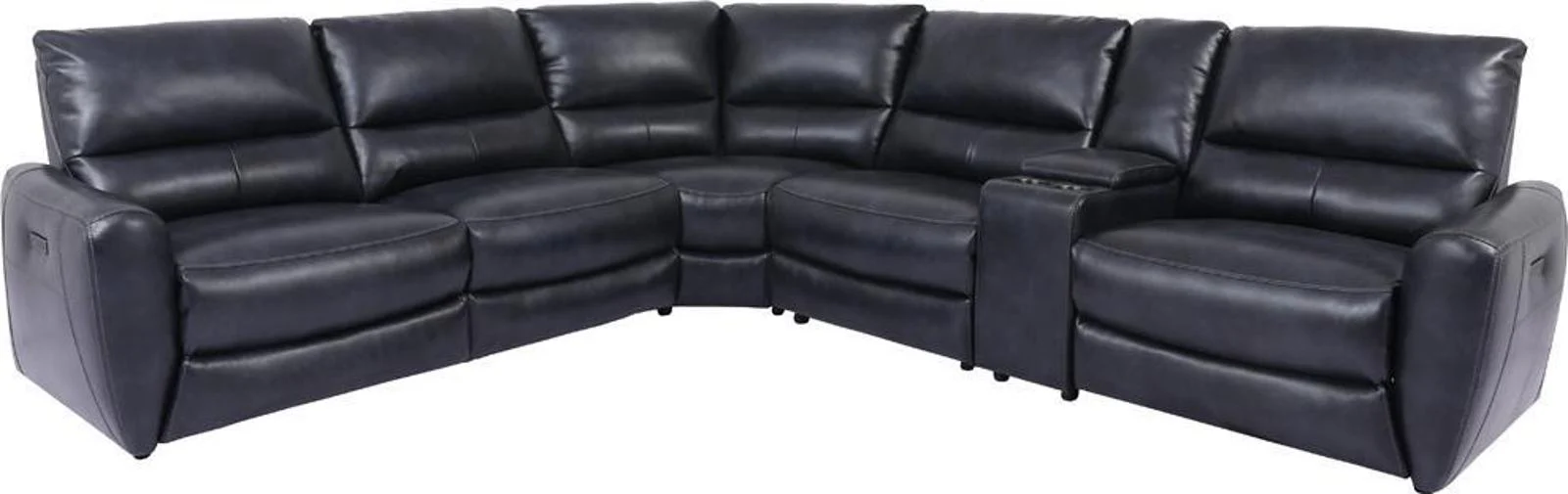 Parker House Samson Armless Recliner in Banner Navy - Image 2