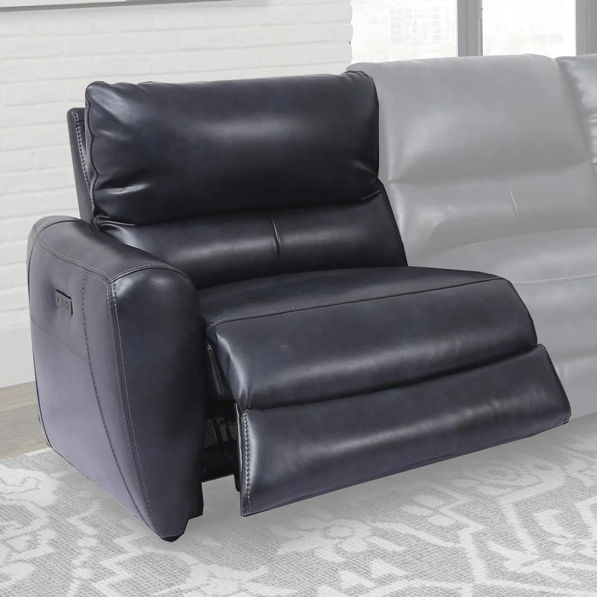 Parker House Samson Power Left Arm Facing Recliner in Banner Navy - Image 2