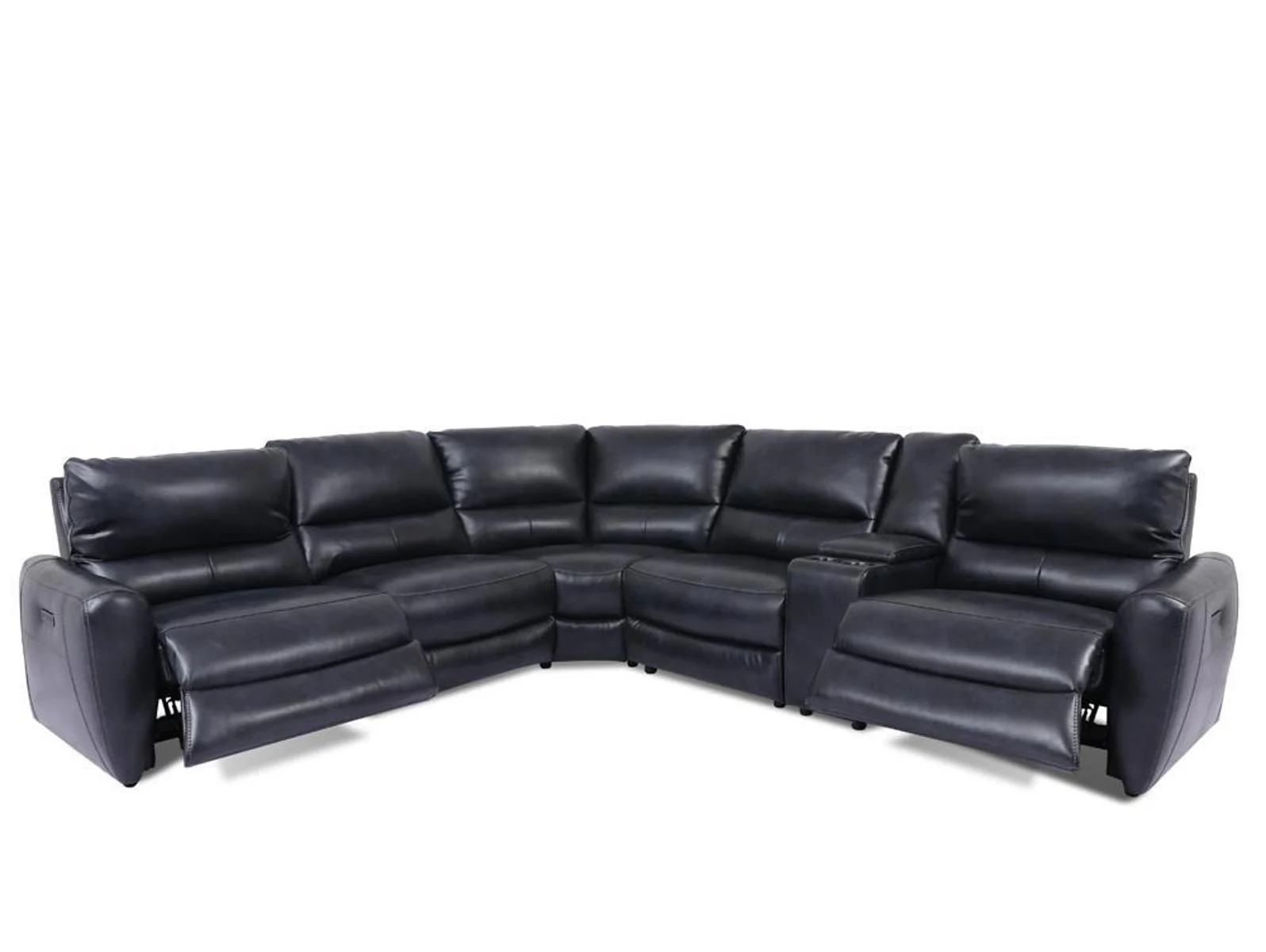 Parker House Samson Power Left Arm Facing Recliner in Banner Navy - Image 4