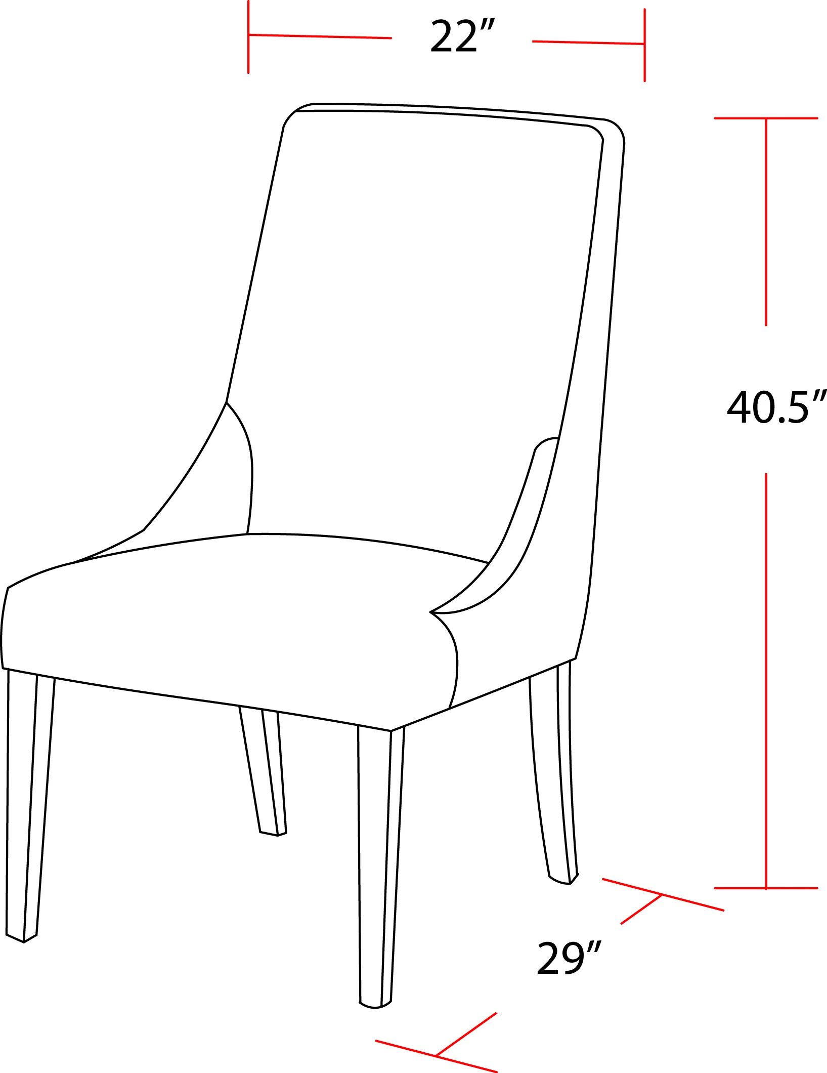 Parker House Sierra - Copley Brown Dining Chair (2/CTN Sold in pairs) - Image 7