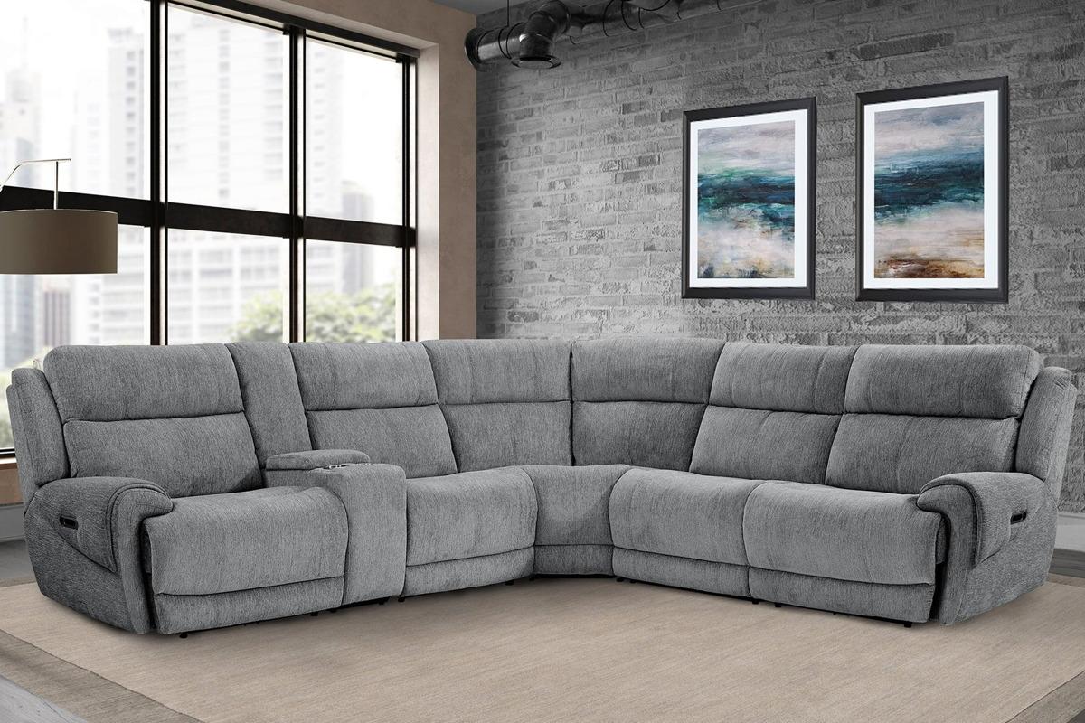 Parker House Spencer Power Left Arm Facing Recliner in Tide Graphite - Image 2