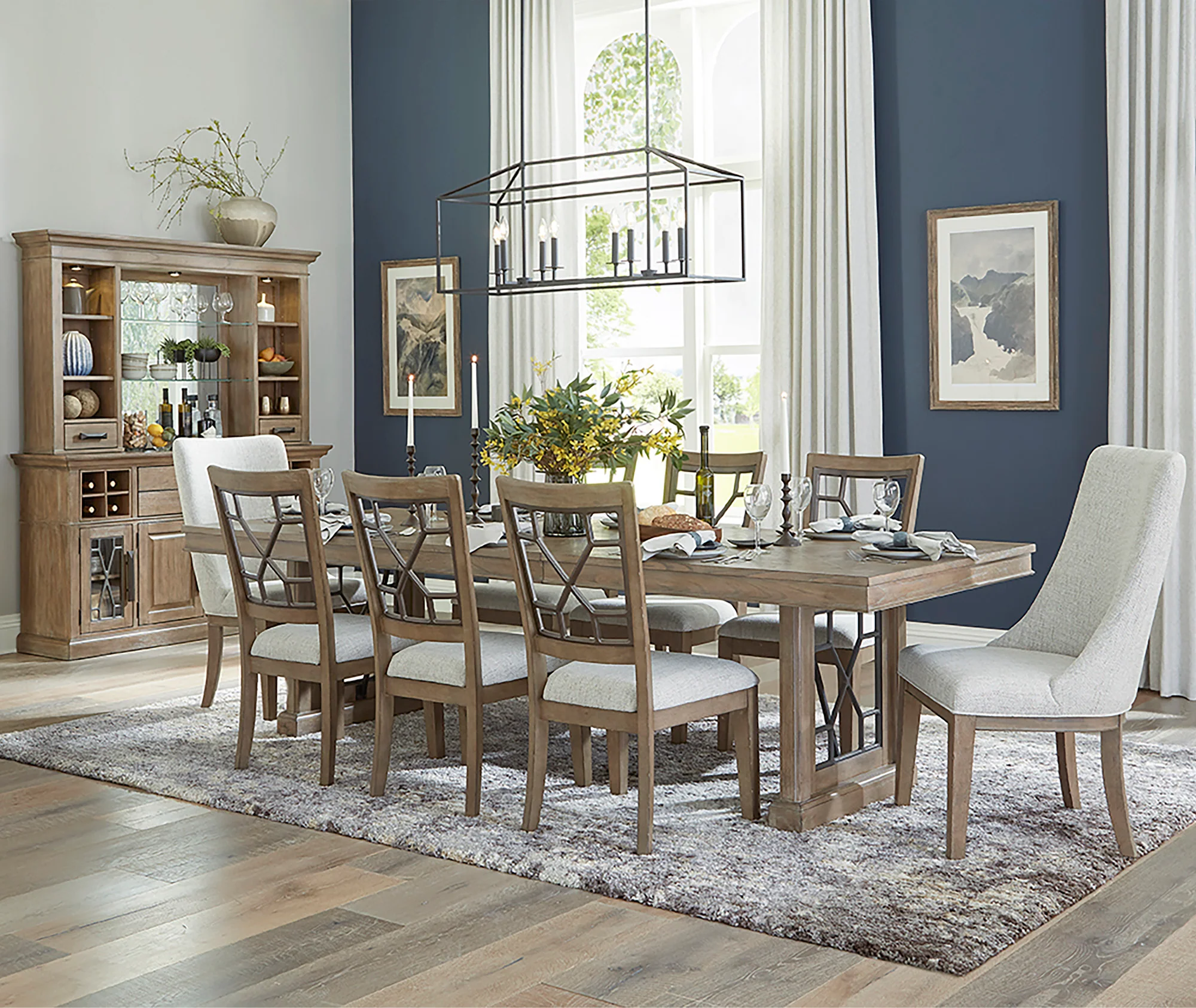 Parker House Sundance Dining - Sandstone Grid Back Dining Chair (2/CTN Sold in pairs) - Image 7