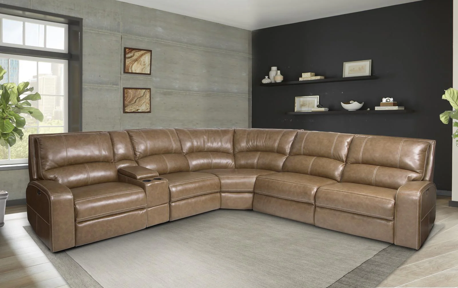 Parker House Swift Armless PWR Recliner in Bourbon - Image 3