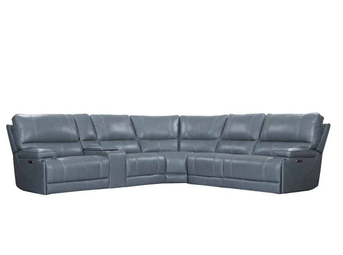 Parker House Whitman Power Cordless Left Arm Facing Recliner in Verona Azure - Image 2