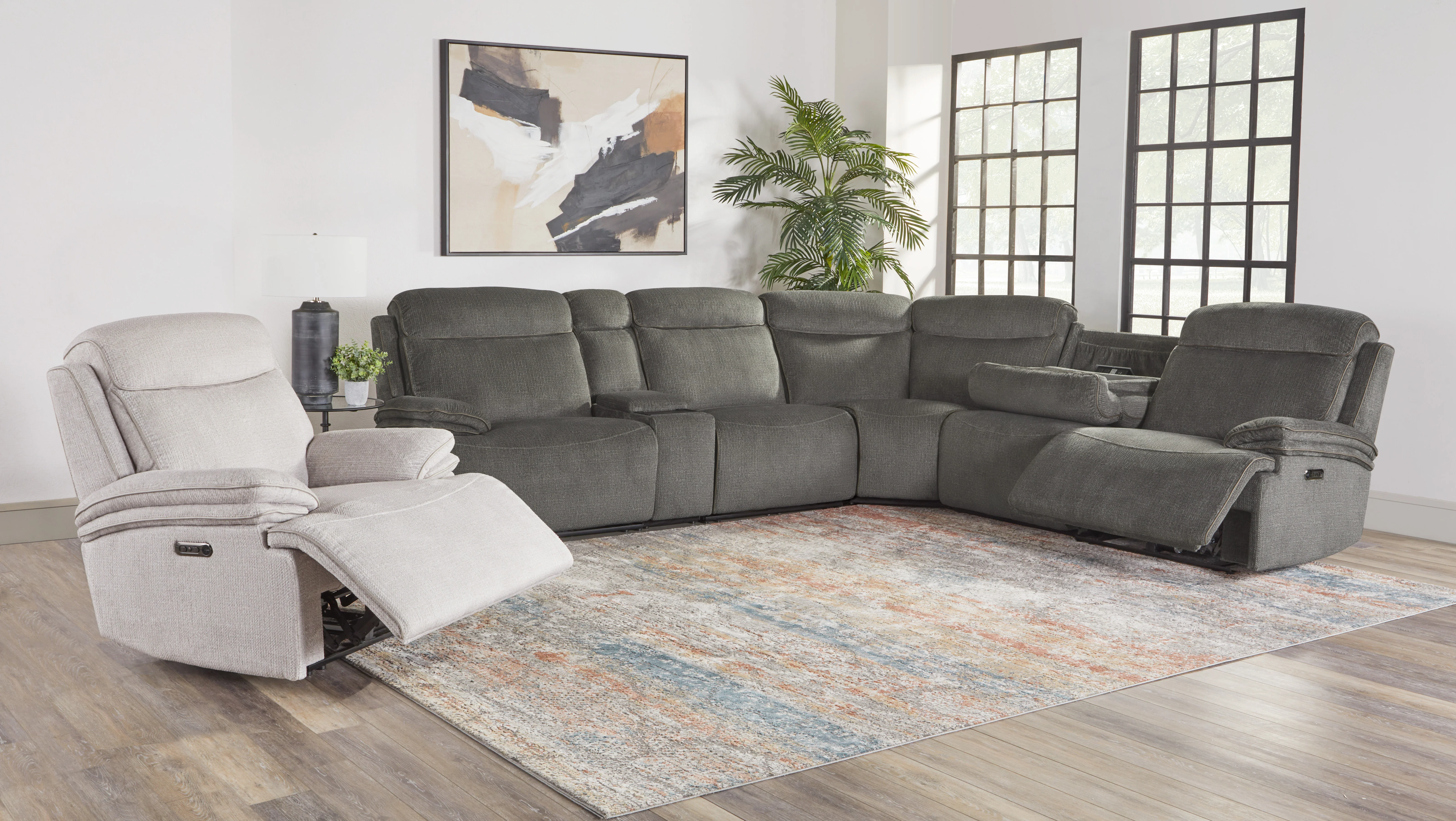 Parker Living Alpine - Airy Midnight 6pc Package (811LPHZ, 811RPHZ, 810PHZ, 840T, 850, 860T) - Image 5
