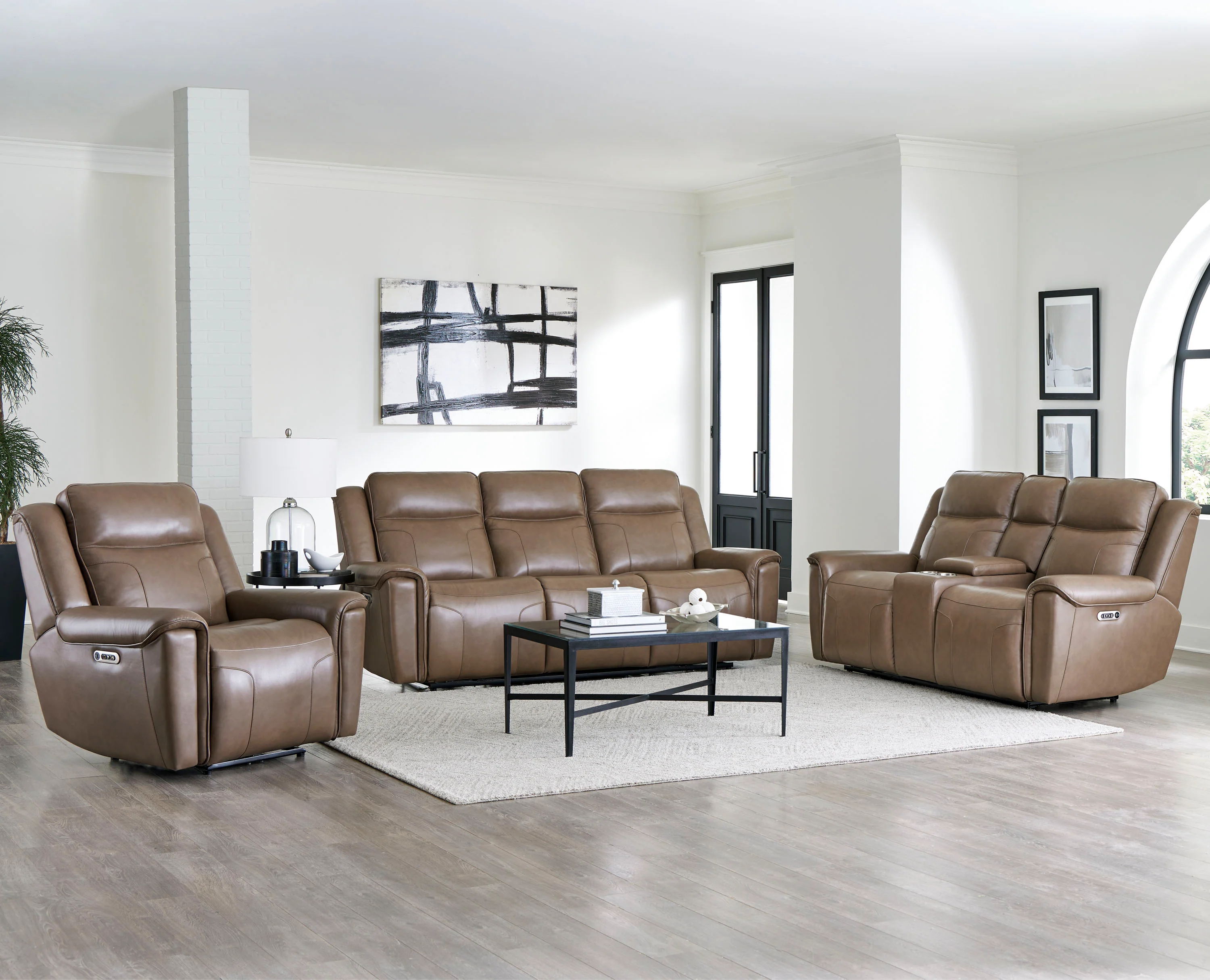 Parker Living Atlantis - Smooth Latte Power Reclining Zero Gravity Sofa - Image 3