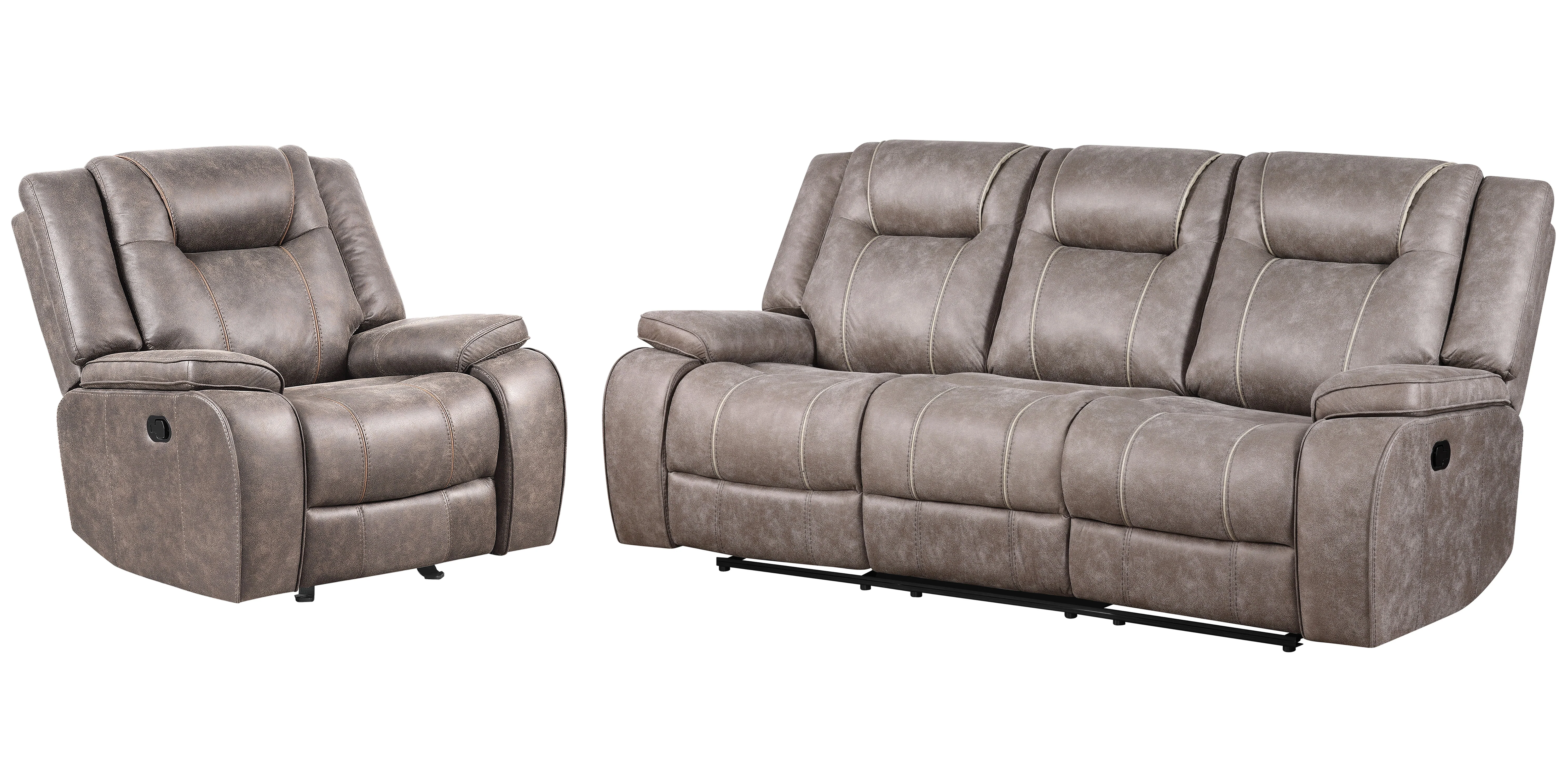 Parker Living Blake - Desert Taupe Manual Reclining Sofa and Recliner - Image 2