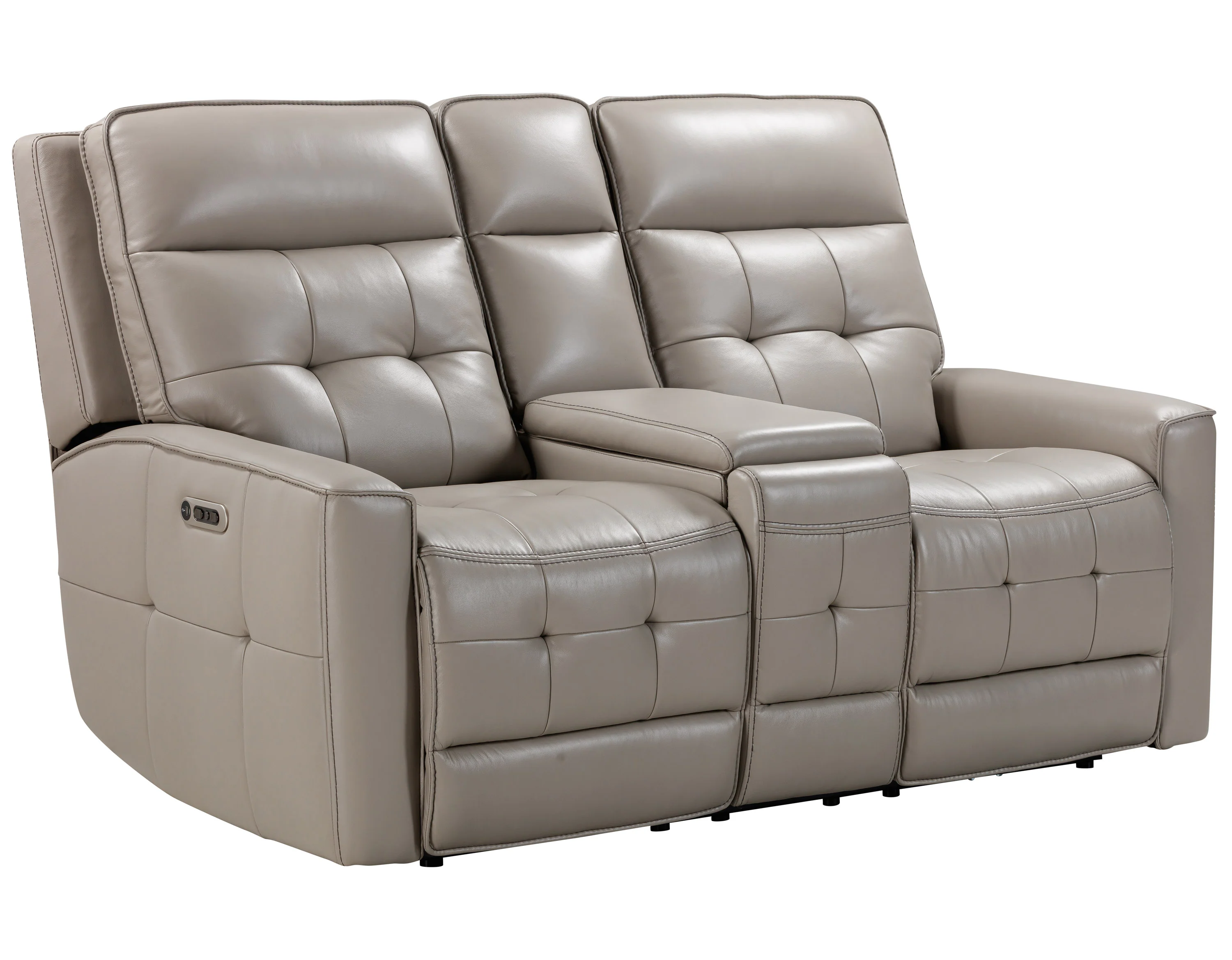 Parker Living Canterbury - Pewter Power Reclining Zero Gravity Console Loveseat - Image 2