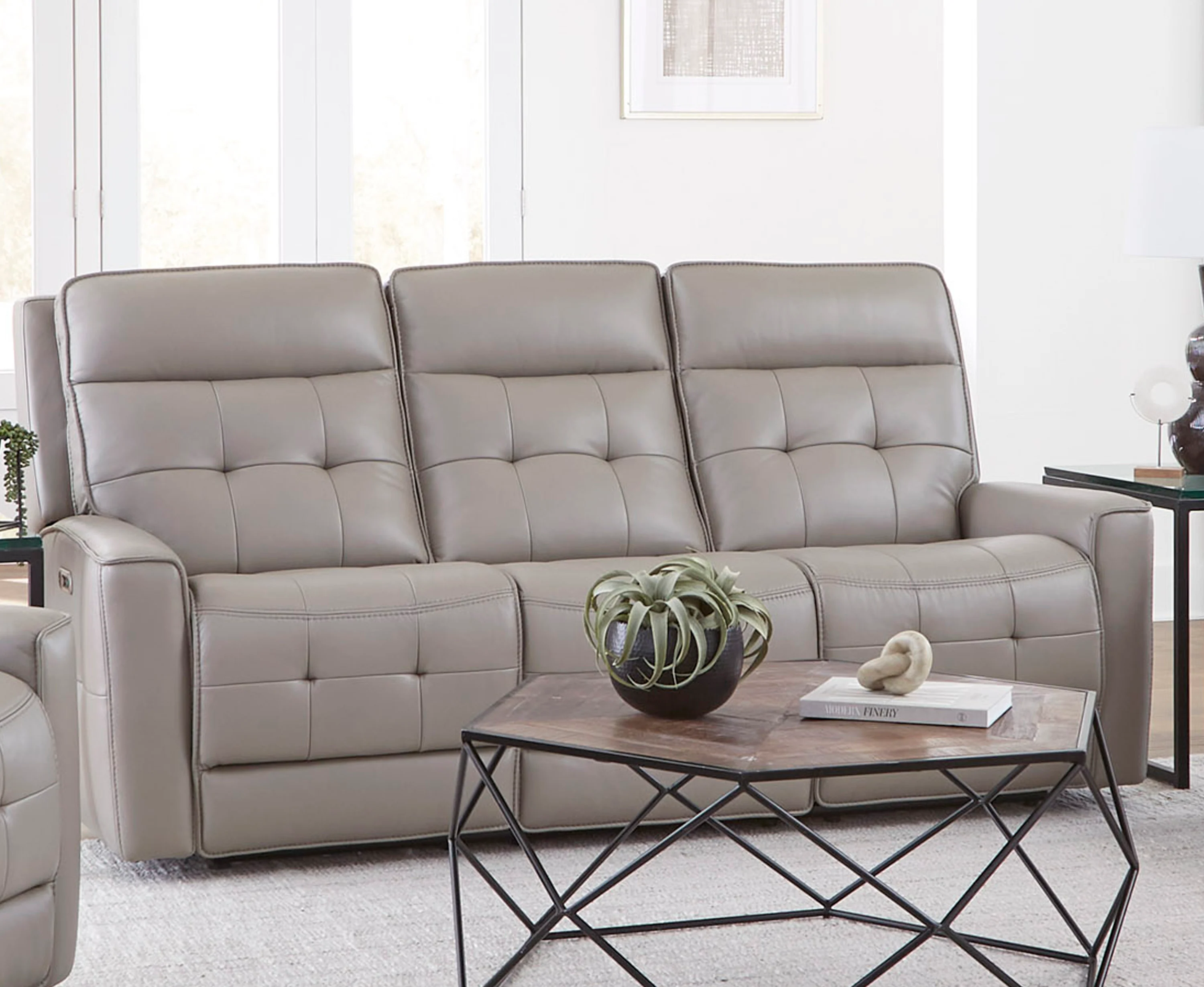 Parker Living Canterbury - Pewter Power Reclining Zero Gravity Sofa and Loveseat - Image 3