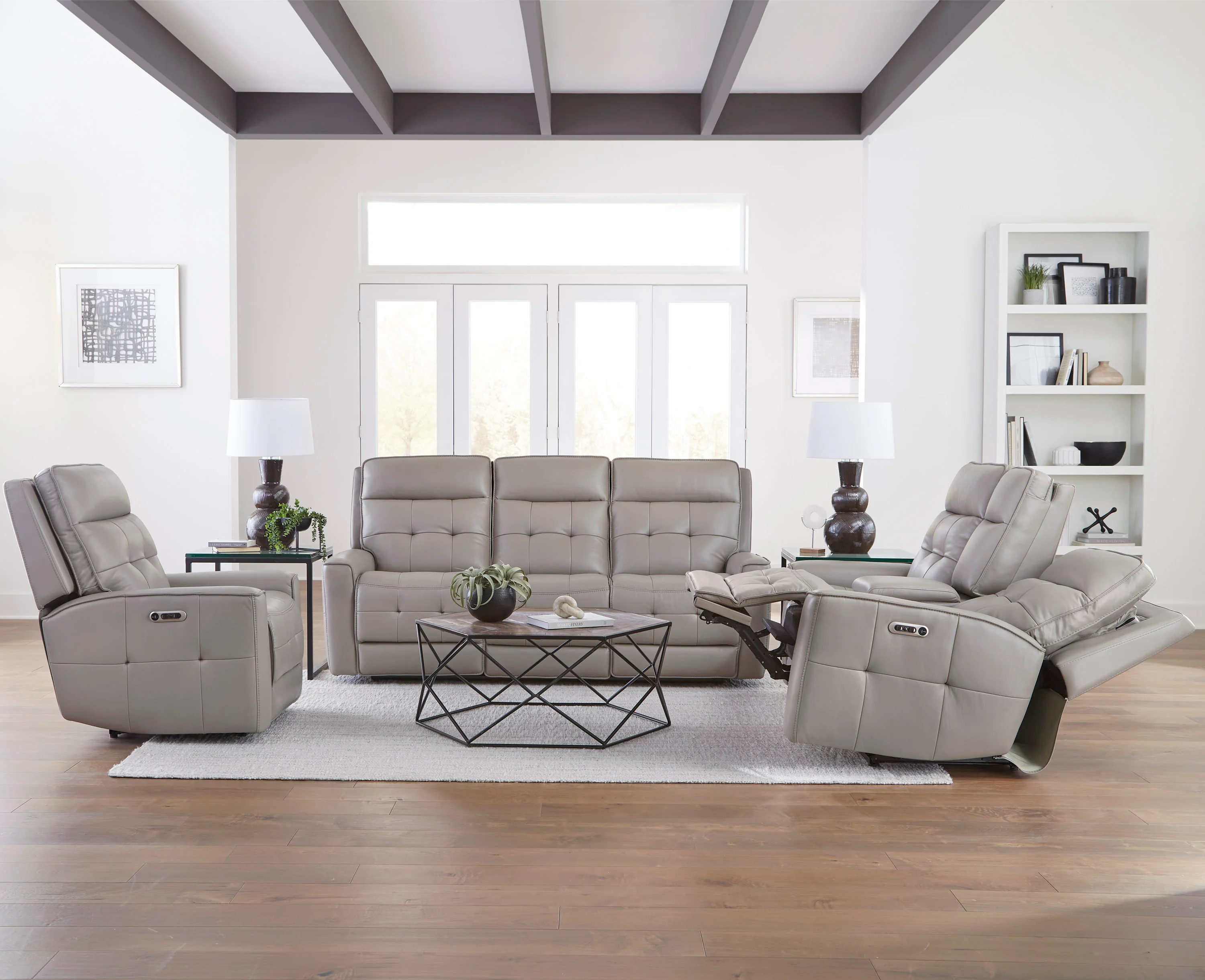 Parker Living Canterbury - Pewter Power Zero Gravity Recliner - Image 5