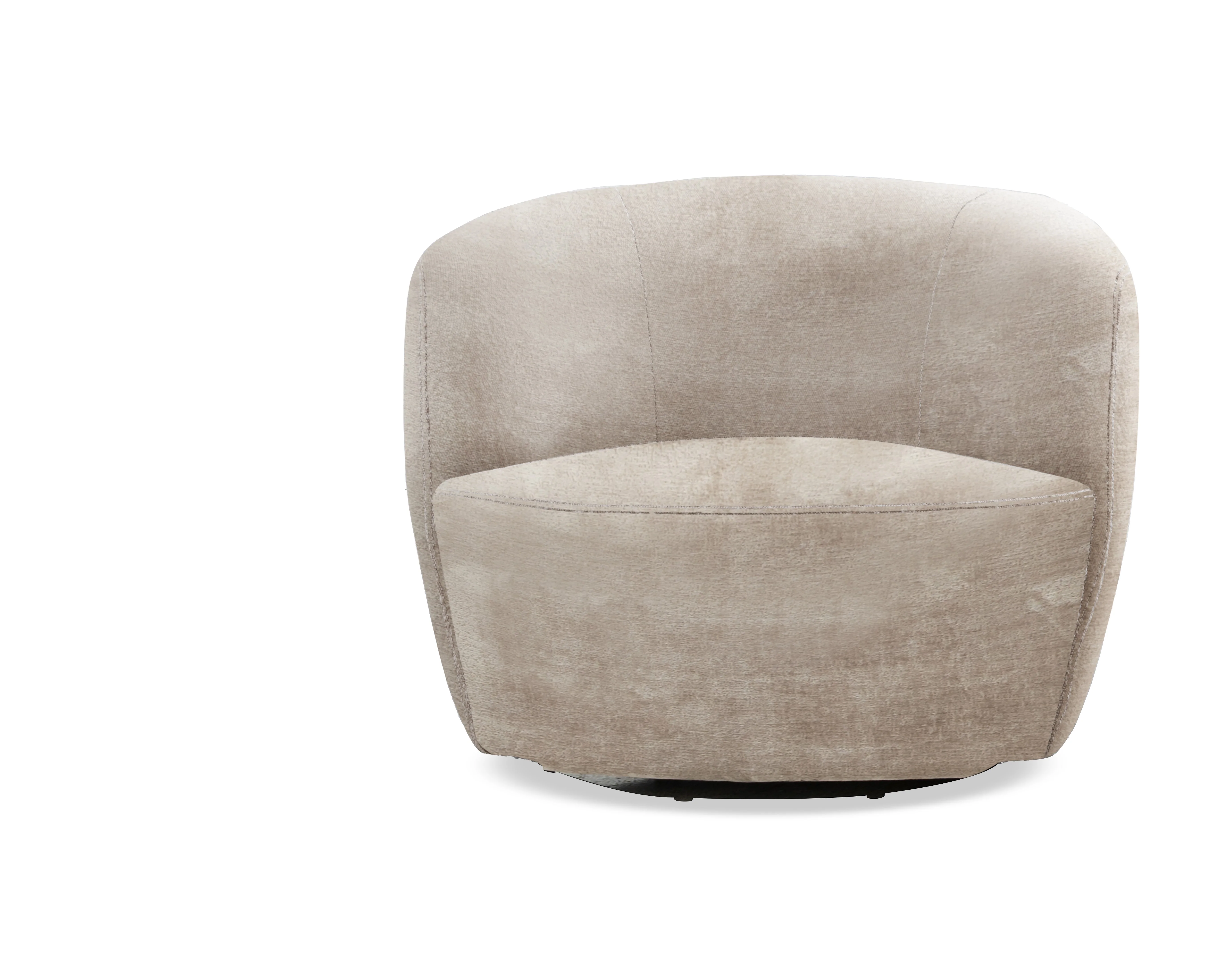 Parker Living Carina - Miami Mink Swivel Barrel Chair - Image 4
