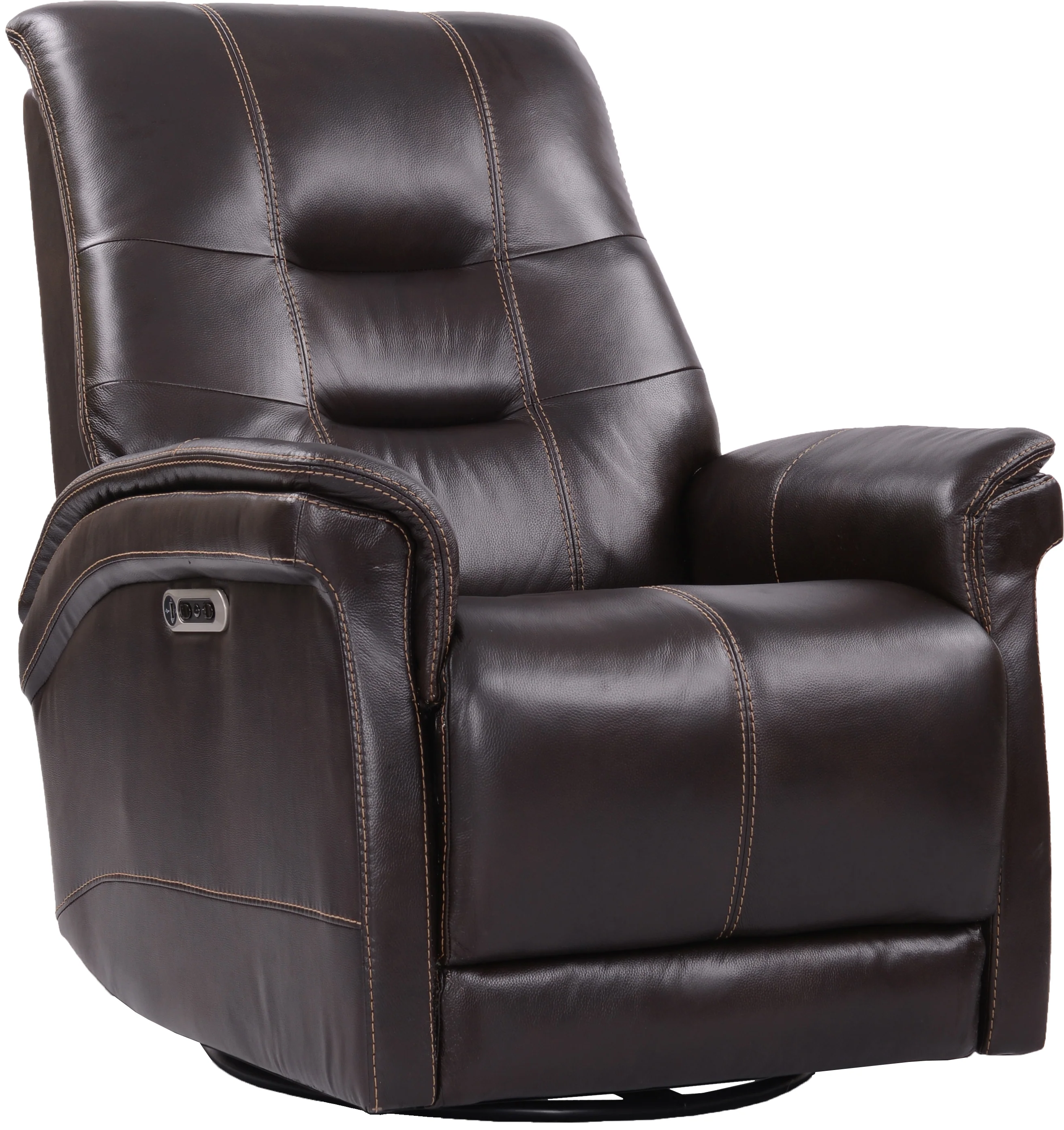 Parker Living Carnegie - Verona Coffee - Powered By Freemotion Cordless Power Swivel Glider Recliner Two Pack - Image 4