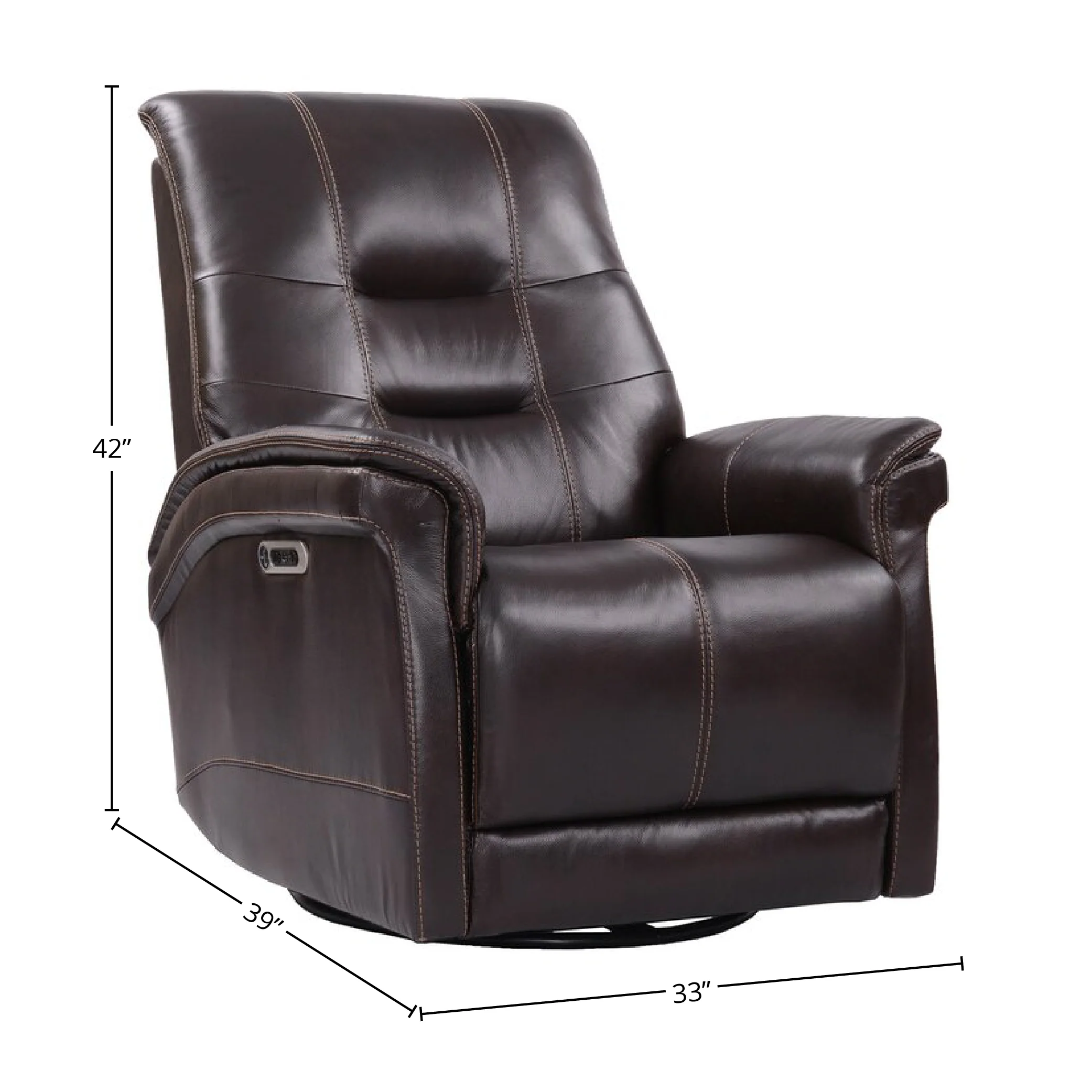 Parker Living Carnegie - Verona Coffee - Powered By Freemotion Cordless Power Swivel Glider Recliner Two Pack - Image 5
