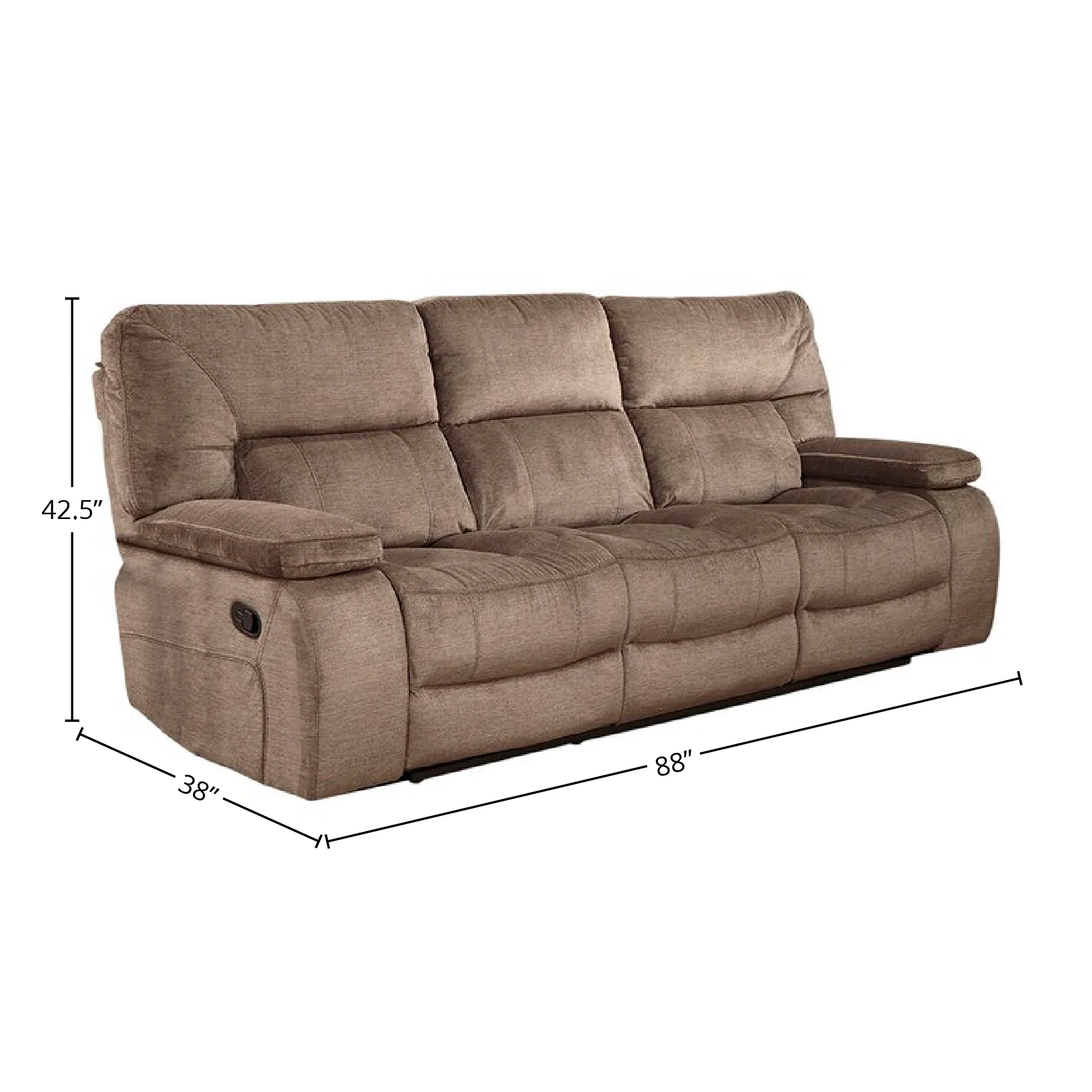 Parker Living Chapman - Kona Manual Reclining Sofa Loveseat and Recliner - MCHA-421-KON - Image 15