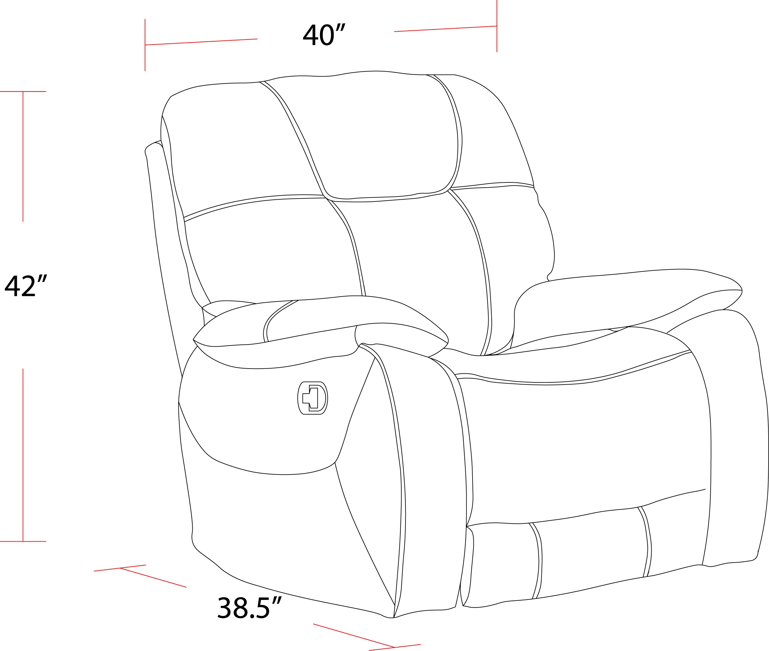 Parker Living Cooper - Shadow Brown Glider Recliner - Image 4