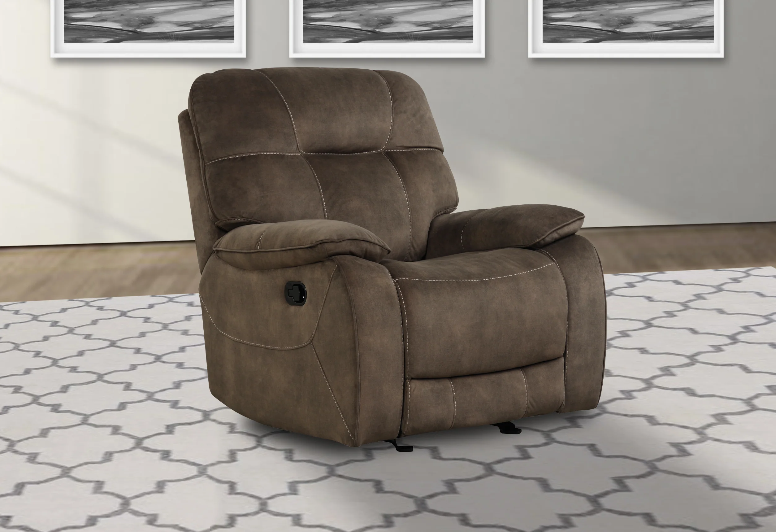 Parker Living Cooper - Shadow Brown Manual Reclining Sofa and Recliner - Image 3