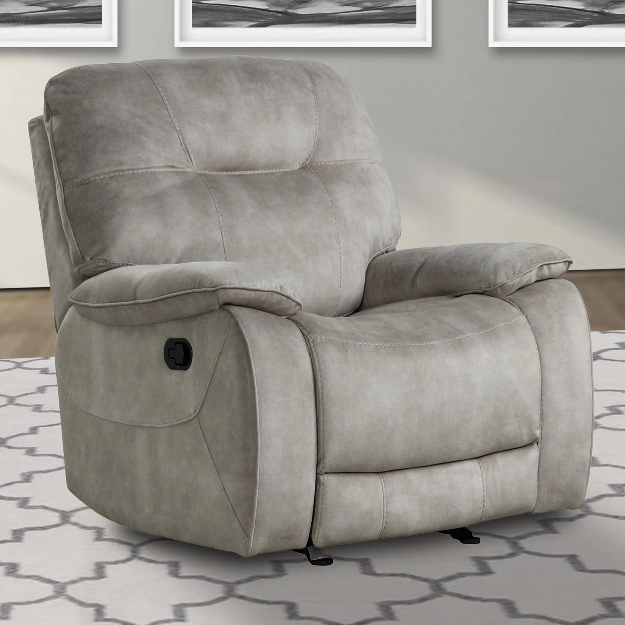 Parker Living Cooper - Shadow Natural Manual Glider Reclining Sofa and Two Recliners - Image 3