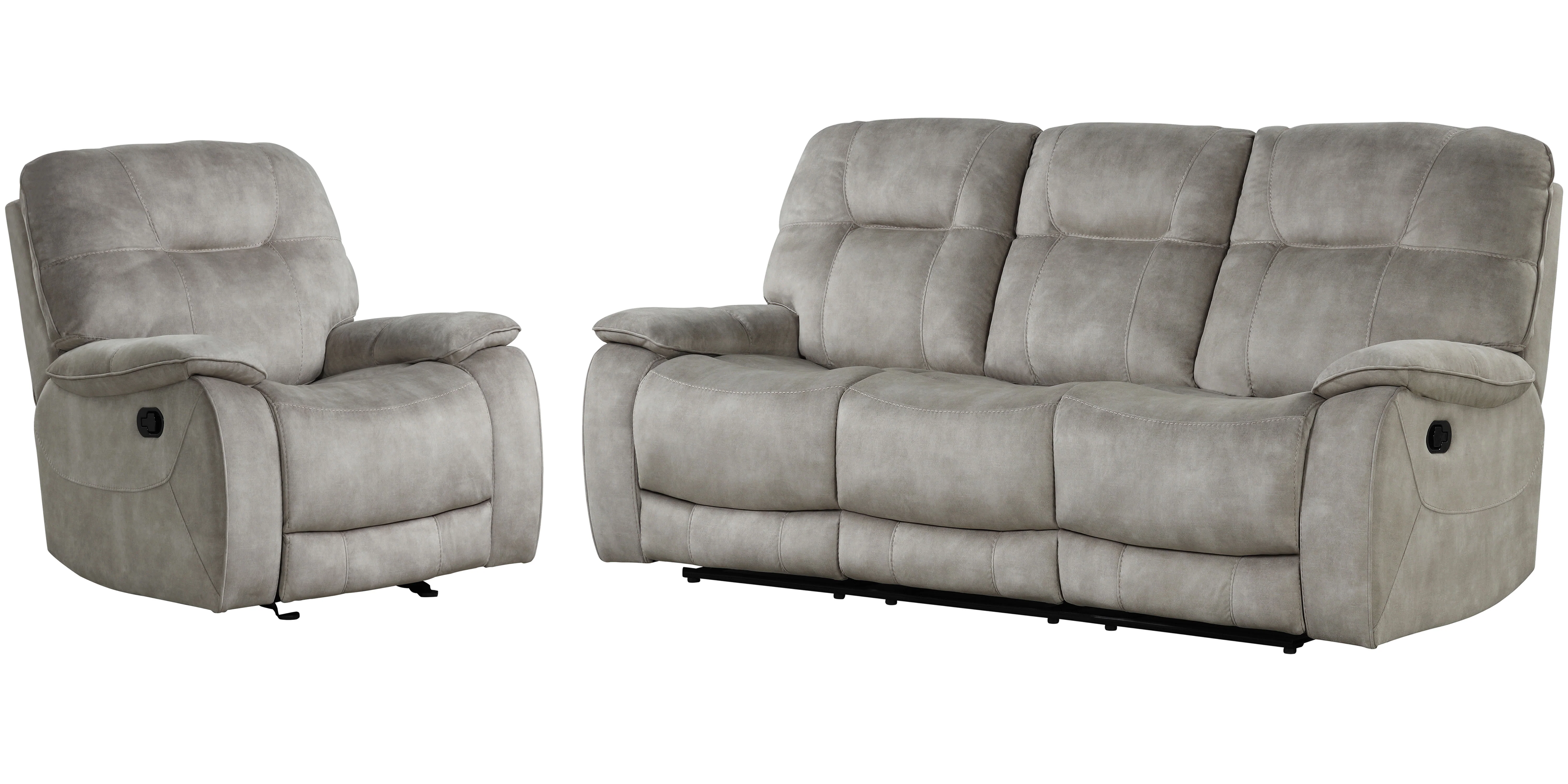 Parker Living Cooper - Shadow Natural Manual Reclining Sofa and Recliner - Image 2