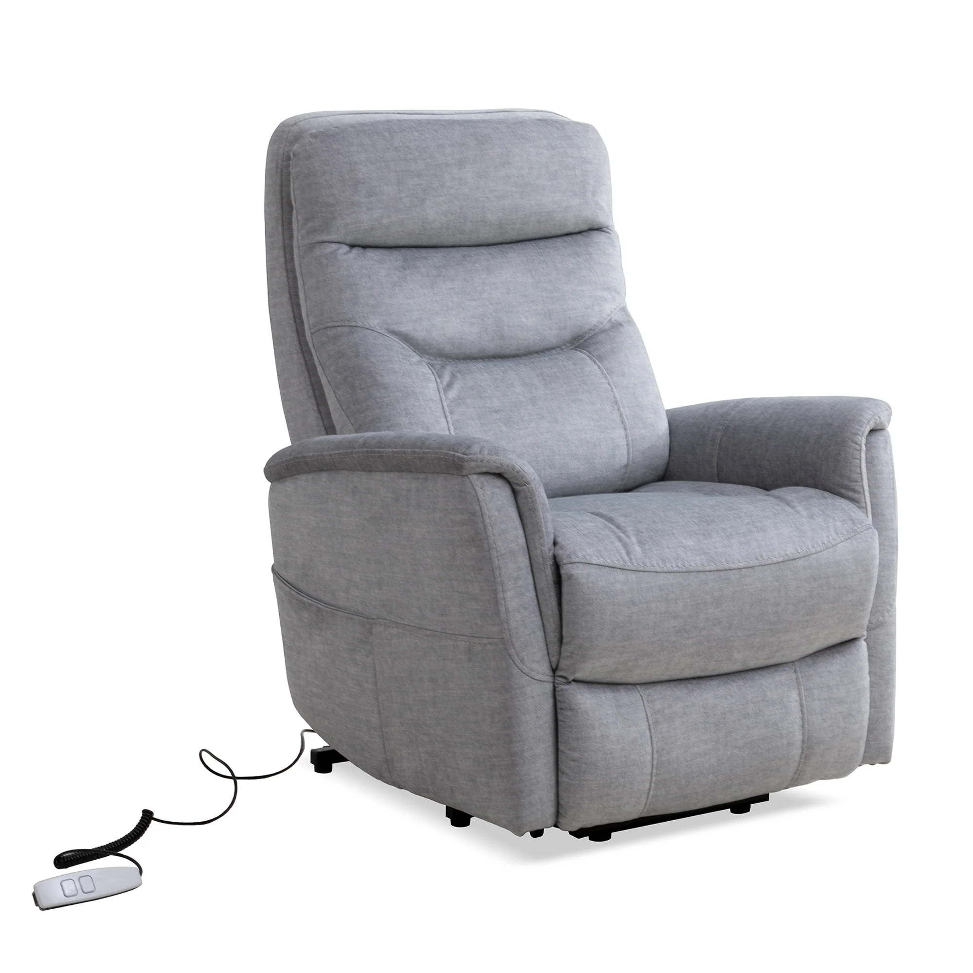 Parker Living Gemini - Capri Silver Power Lift Recliner with Articulating Headrest - Image 2