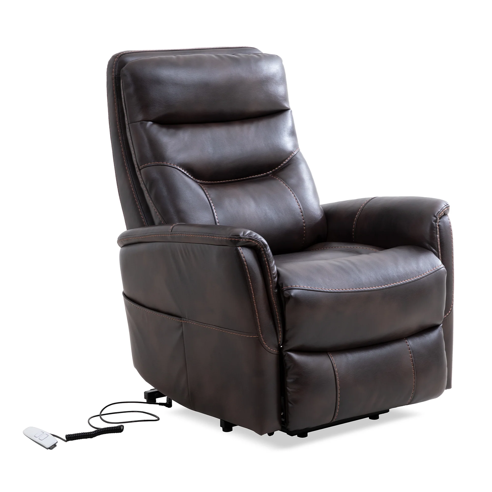 Parker Living Gemini - Truffle Power Lift Recliner with Articulating Headrest - Image 2