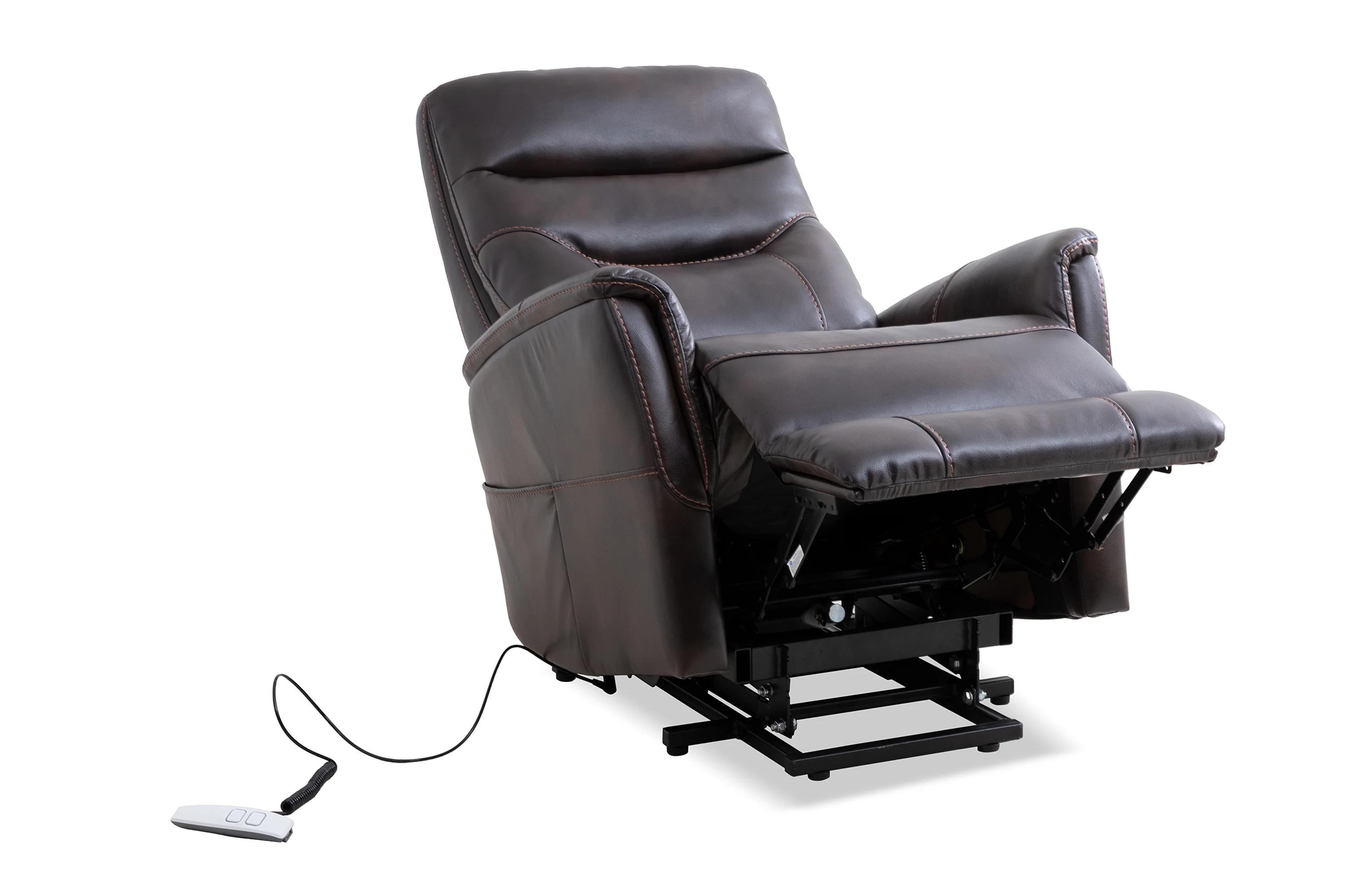 Parker Living Gemini - Truffle Power Lift Recliner with Articulating Headrest - Image 4