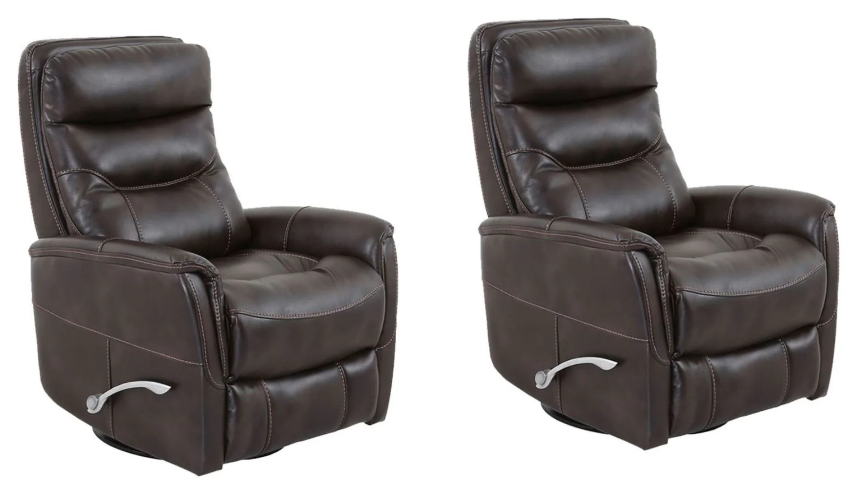 Parker Living Gemini - Truffle Swivel Glider Recliner Two Pack - Image 2