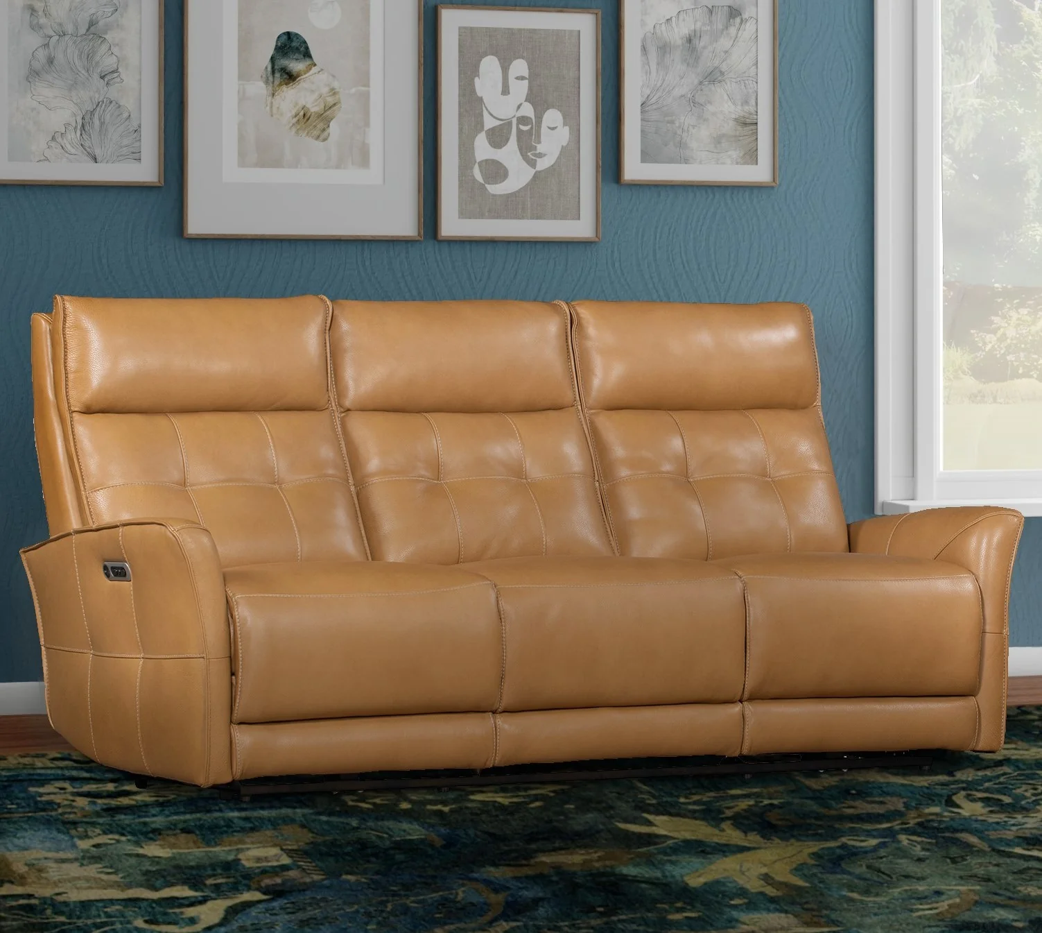 Parker Living Gershwin - Lucca Butterscotch Power Reclining Sofa and Recliner - Image 3