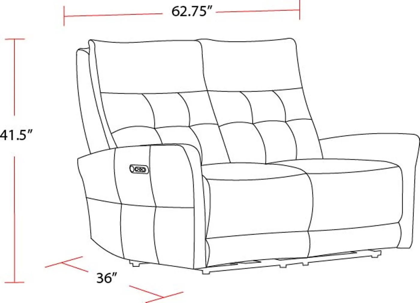 Parker Living Gershwin - Lucca Butterscotch Zero Gravity Power Reclining Loveseat - Image 5