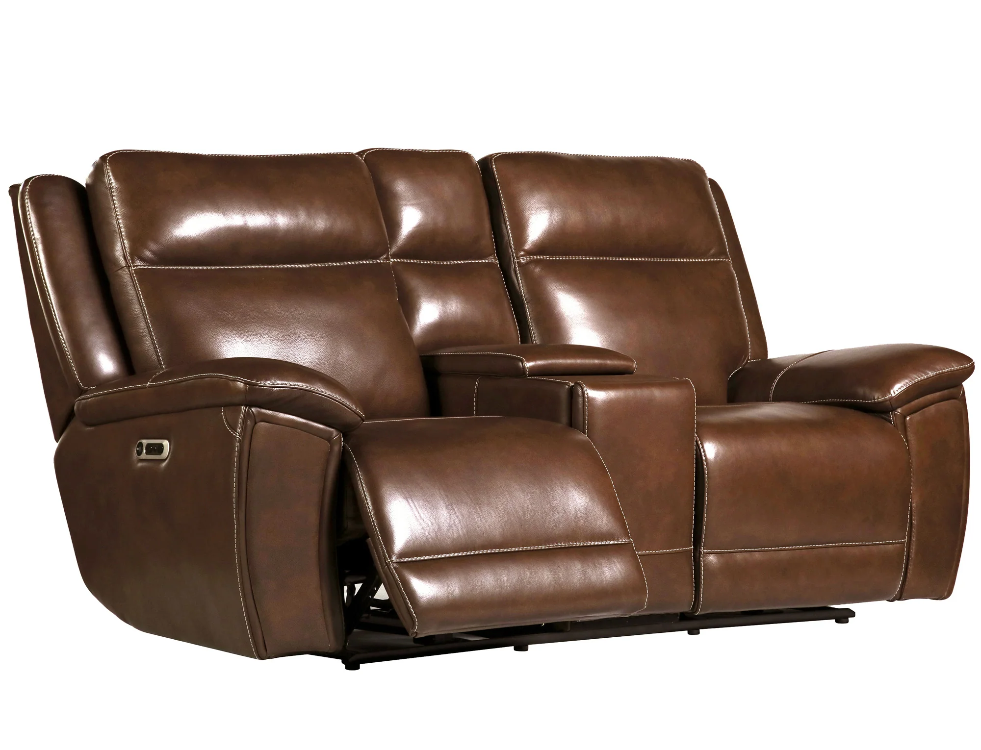 Parker Living Jameson - Hickory Power Reclining Zero Gravity Console Loveseat - Image 2