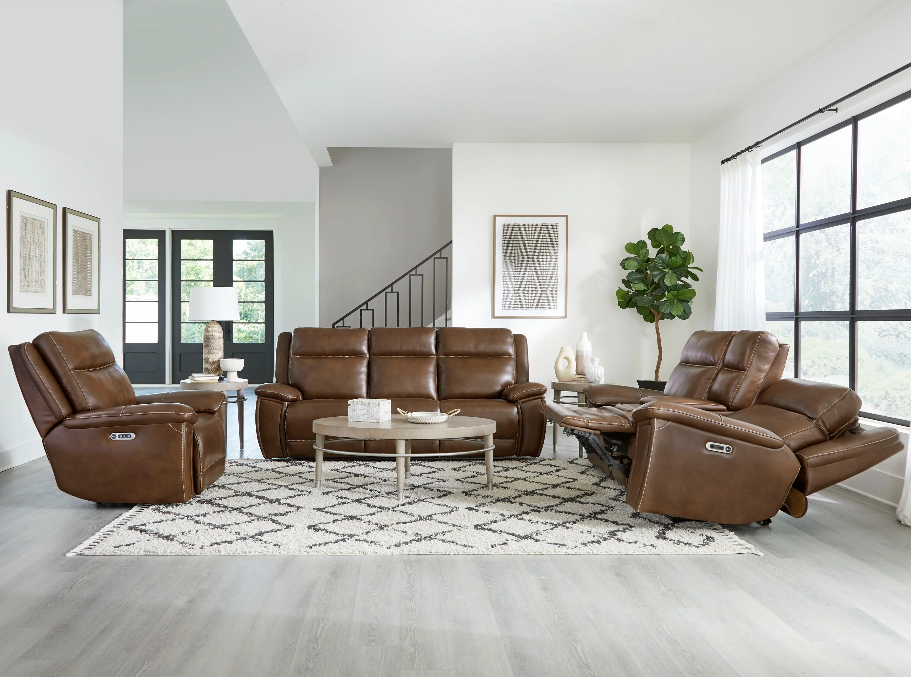 Parker Living Jameson - Hickory Power Reclining Zero Gravity Sofa - Image 4