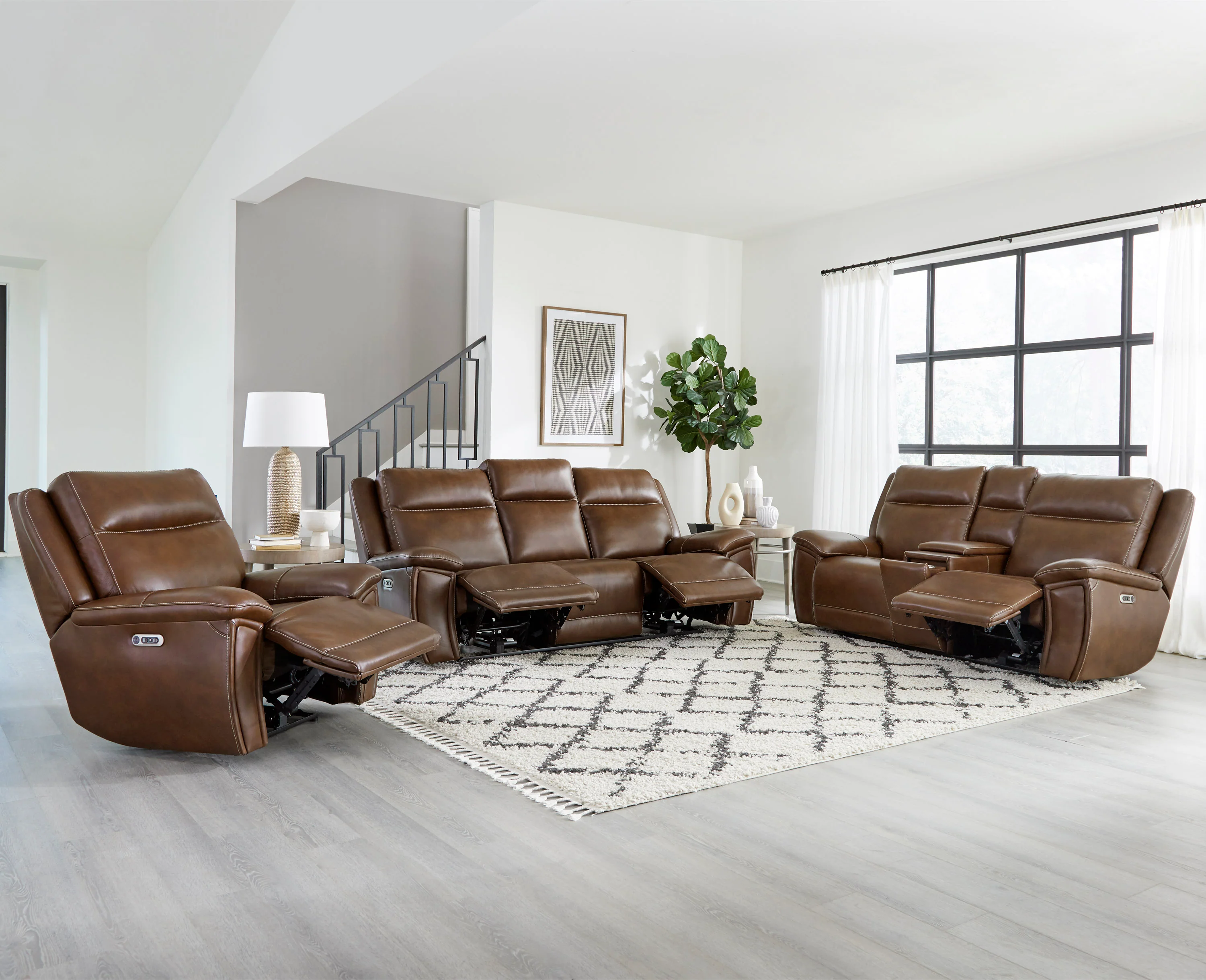 Parker Living Jameson - Hickory Power Reclining Zero Gravity Sofa - Image 5