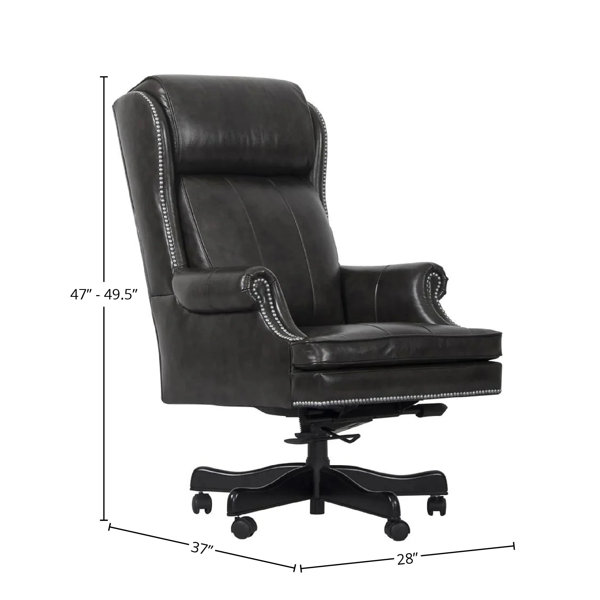 Parker Living - Leather Desk Chair - DC#105-PGR - Image 5
