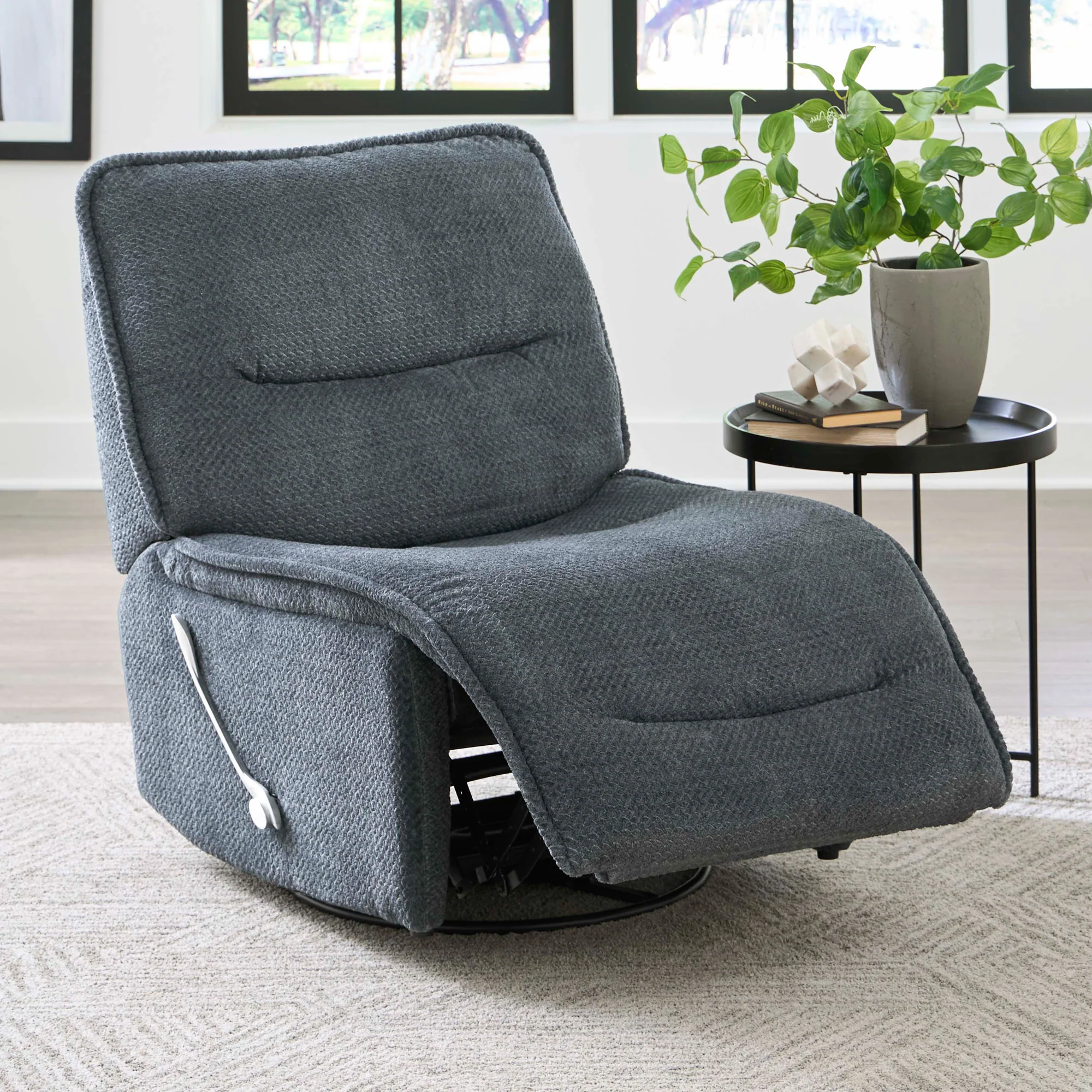 Parker Living Leo - Midnight Blue Armless Recliner Two Pack - Image 3