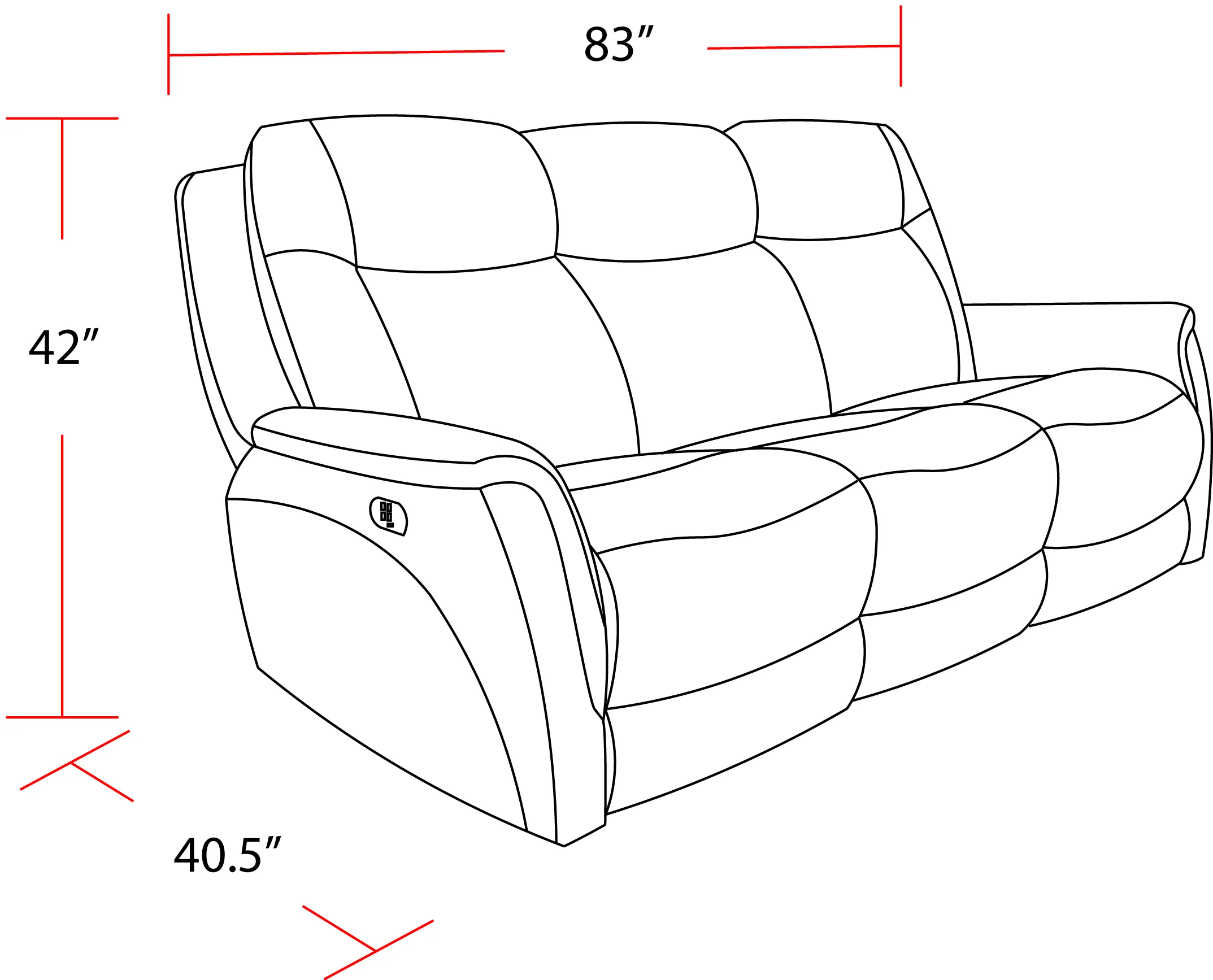 Parker Living Linus - Hudson Grey Power Reclining Sofa and Recliner - Image 8