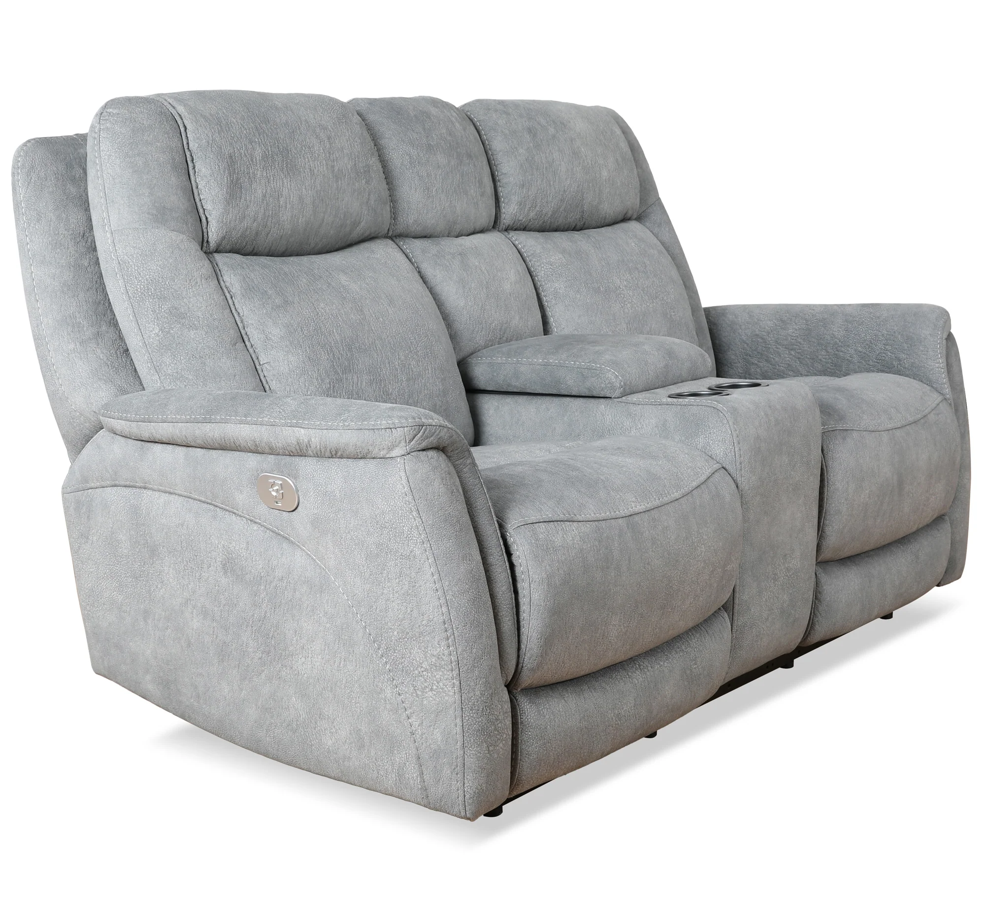 Parker Living Linus - Hudson Grey Zero Gravity Power Reclining Console Loveseat - Image 2