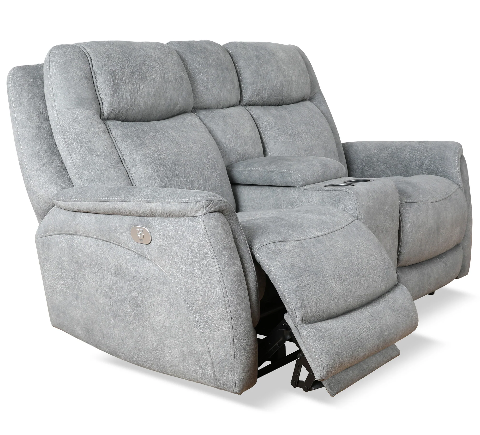Parker Living Linus - Hudson Grey Zero Gravity Power Reclining Console Loveseat - Image 6