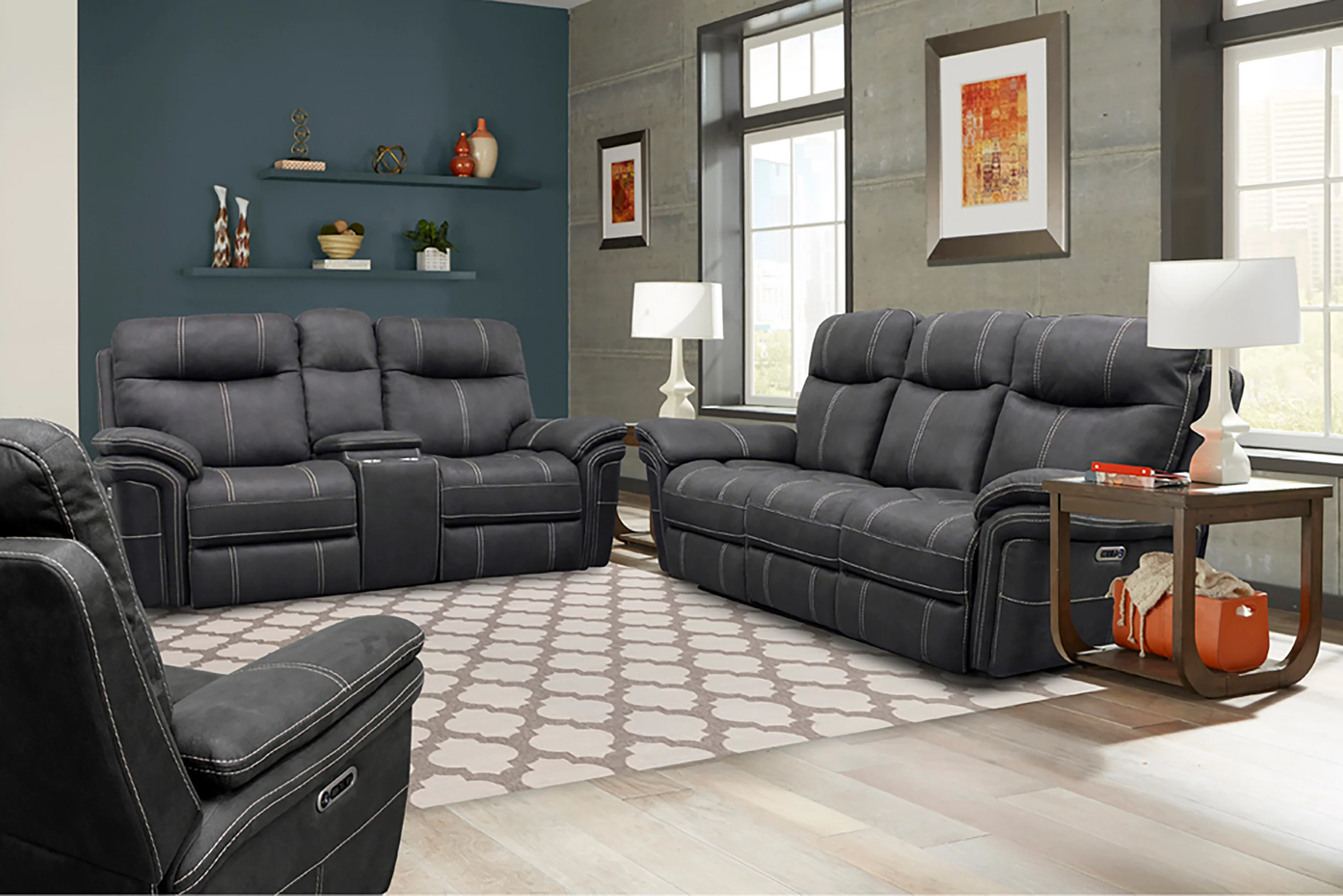 Parker Living Mason - Charcoal Power Recliner Two Pack - Image 3