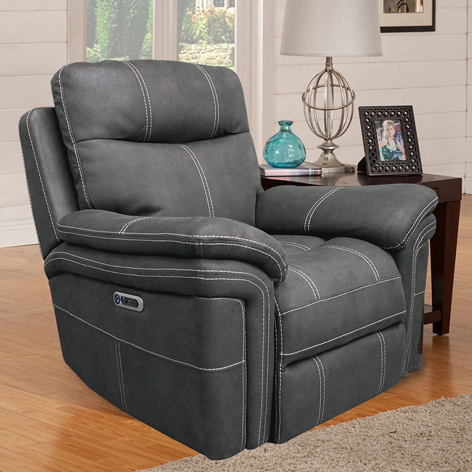 Parker Living Mason - Charcoal Power Reclining Sofa and Two Recliners - Image 3