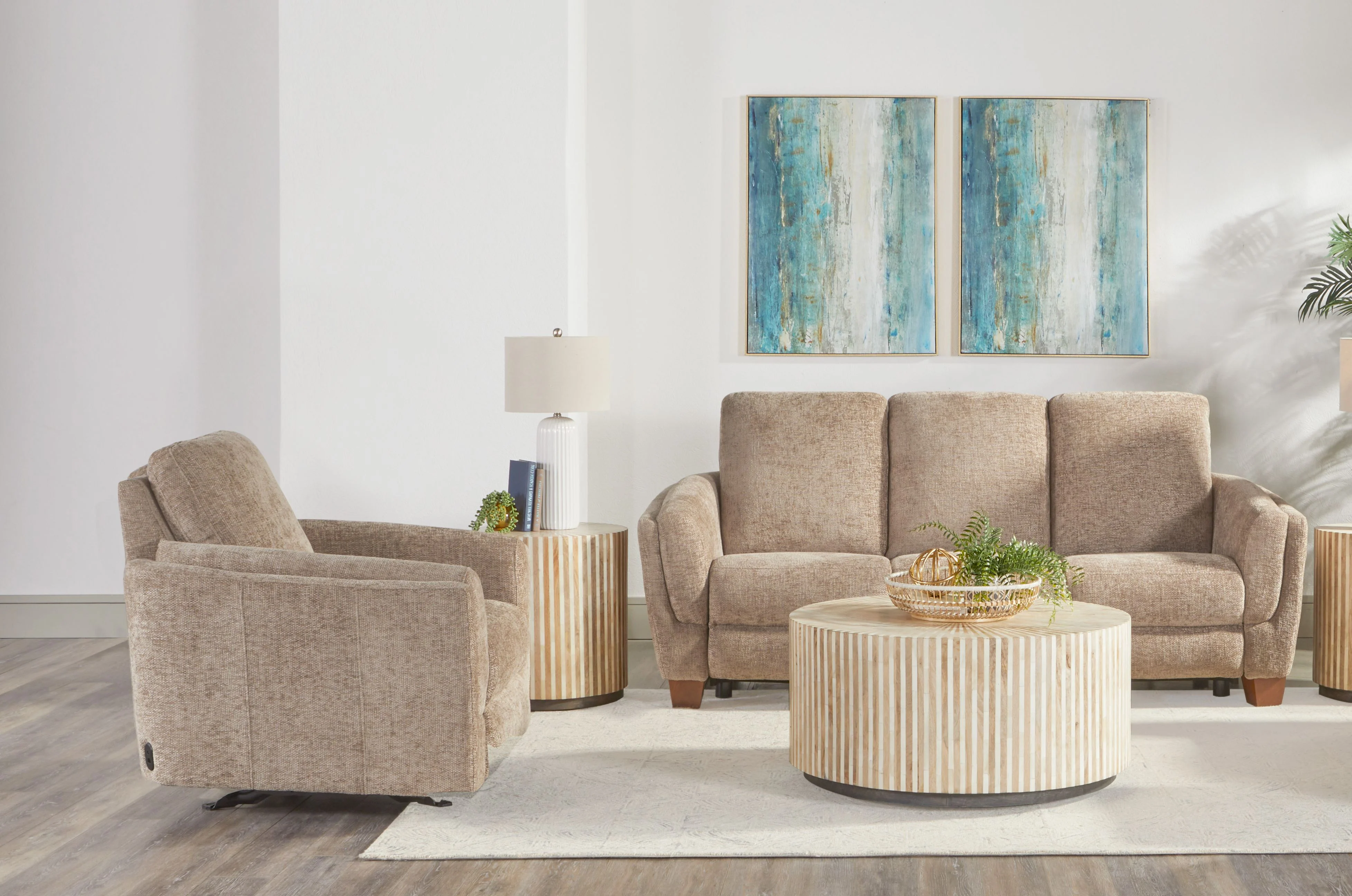 Parker Living Morehead - Biscotti Power Reclining Sofa and Recliner - Image 4