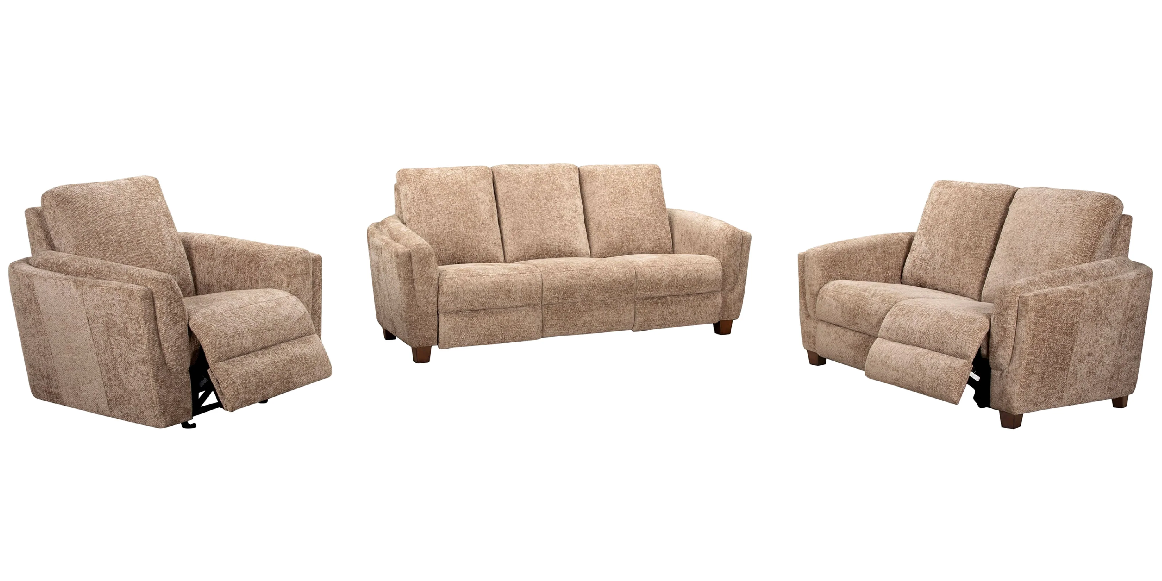 Parker Living Morehead - Biscotti Power Reclining Sofa Loveseat and Recliner - Image 9