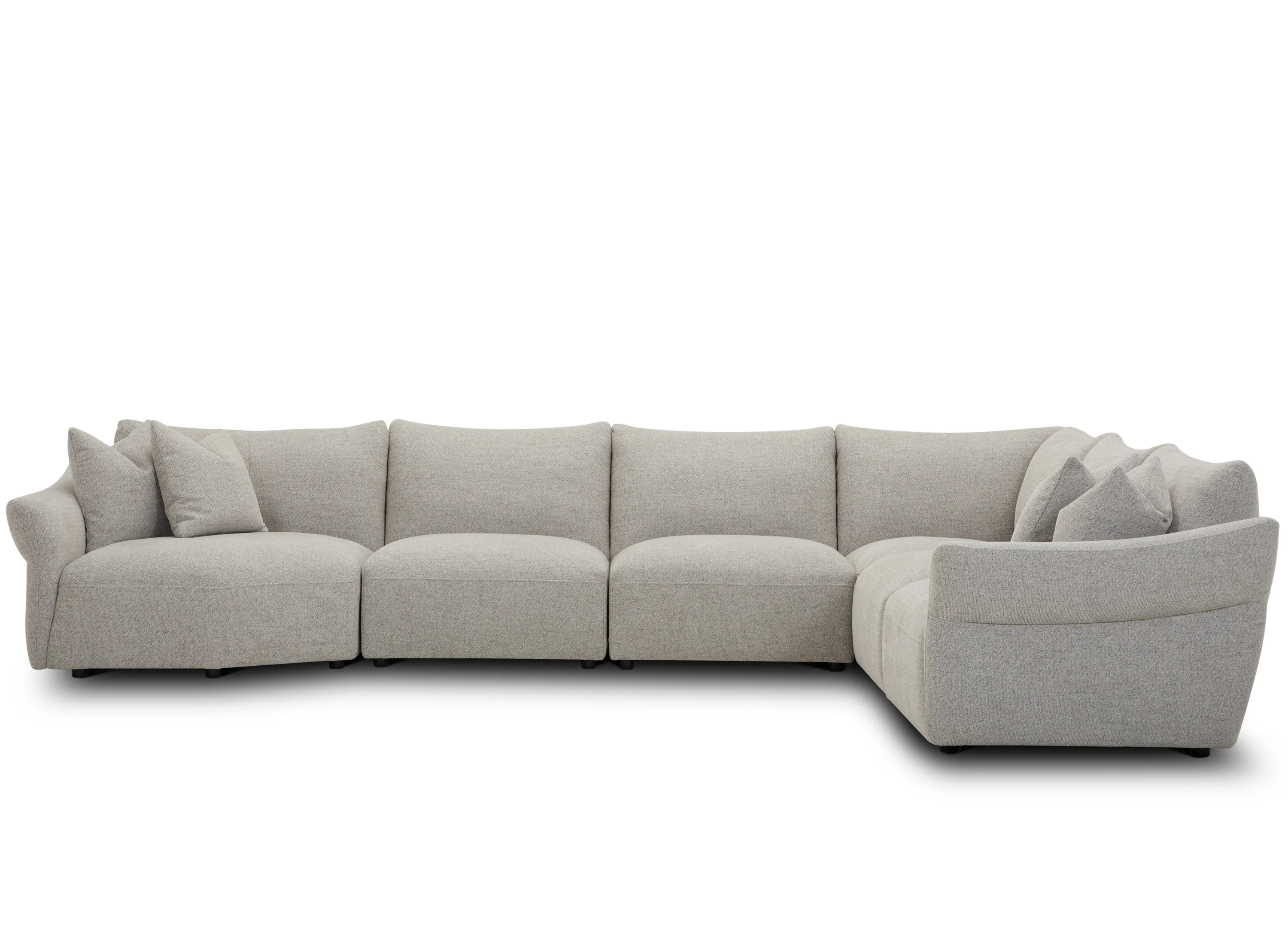 Parker Living Playful - Canes Cobblestone 6 Piece Modular Sectional - Image 4