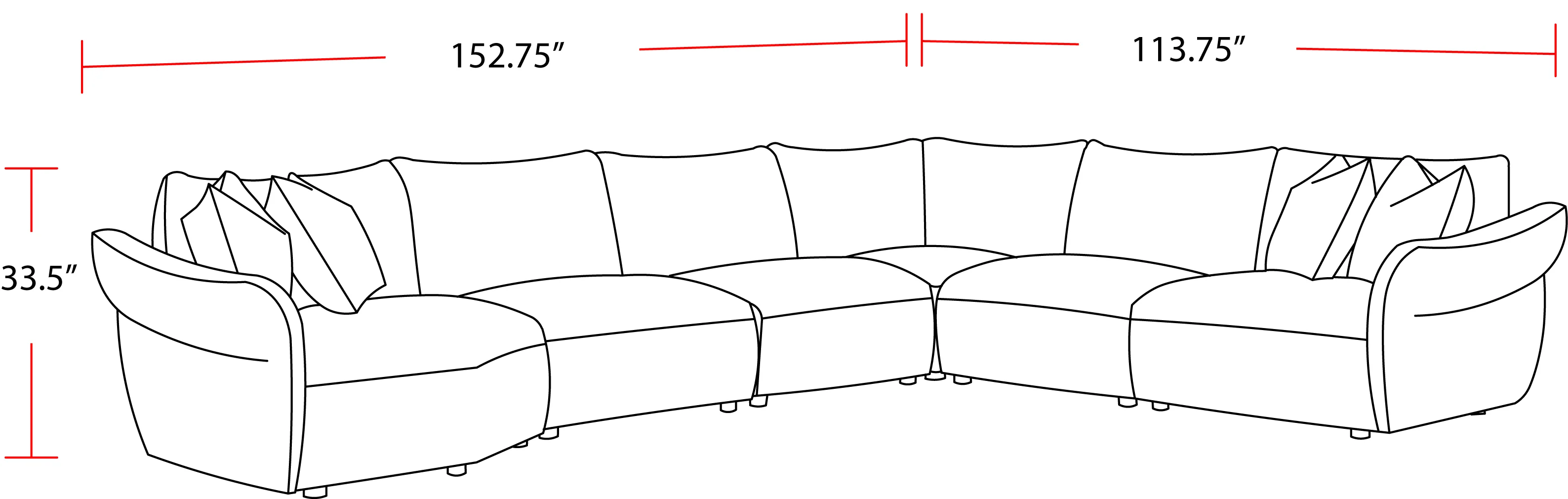 Parker Living Playful - Canes Cobblestone 6 Piece Modular Sectional - Image 5