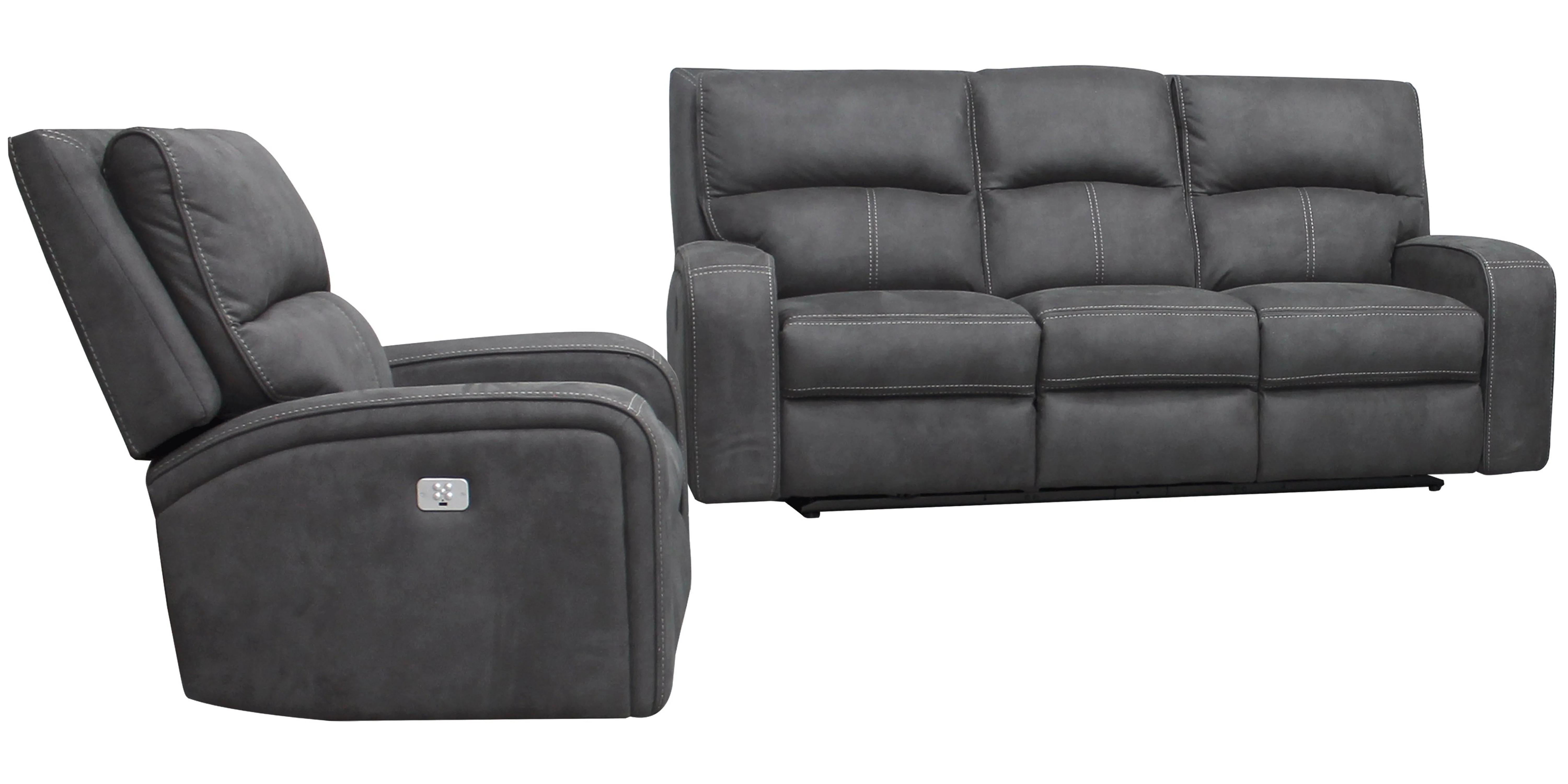 Parker Living Polaris - Slate Power Reclining Sofa and Recliner - Image 2