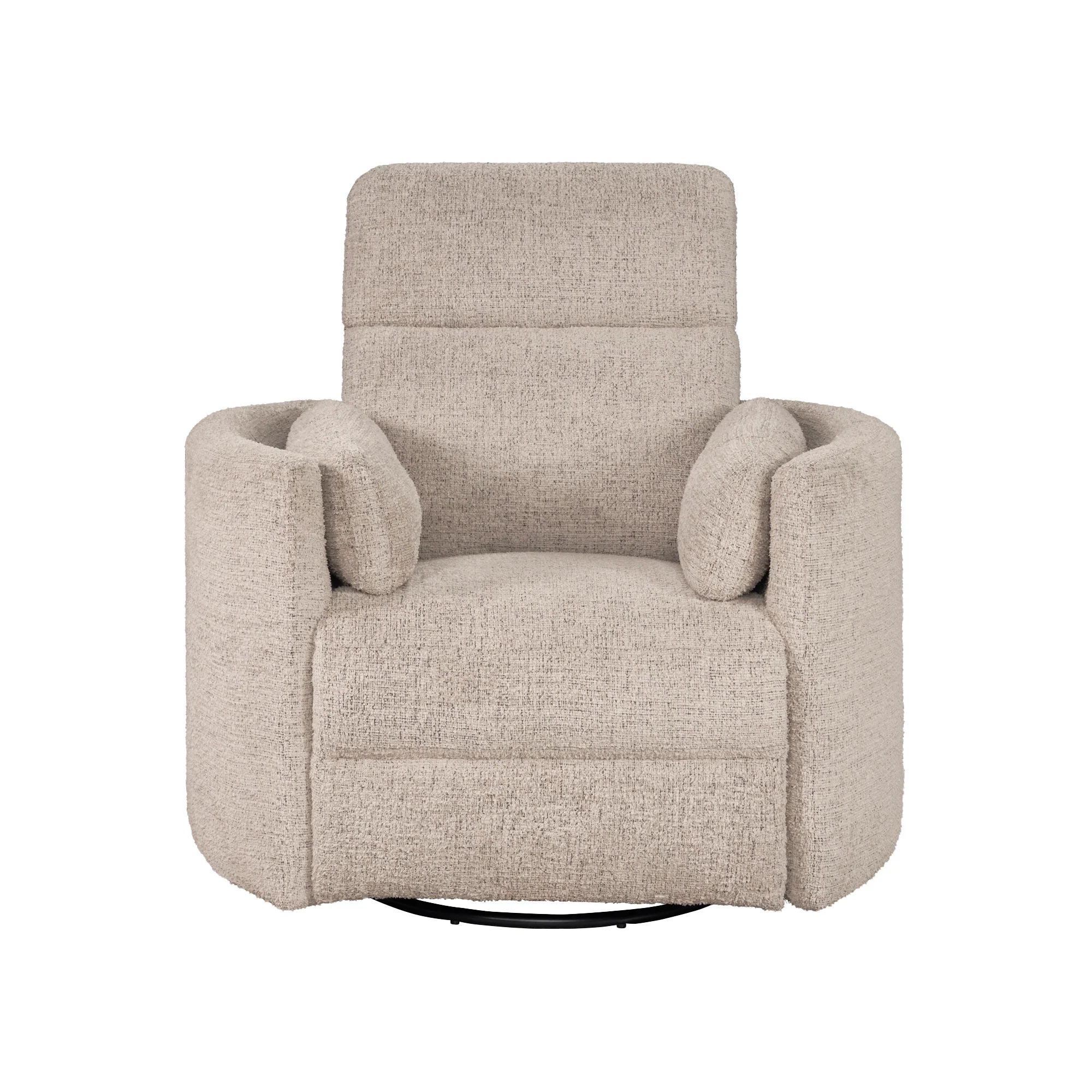 Parker Living Radius - Burlap Manual Swivel Recliner - Image 2